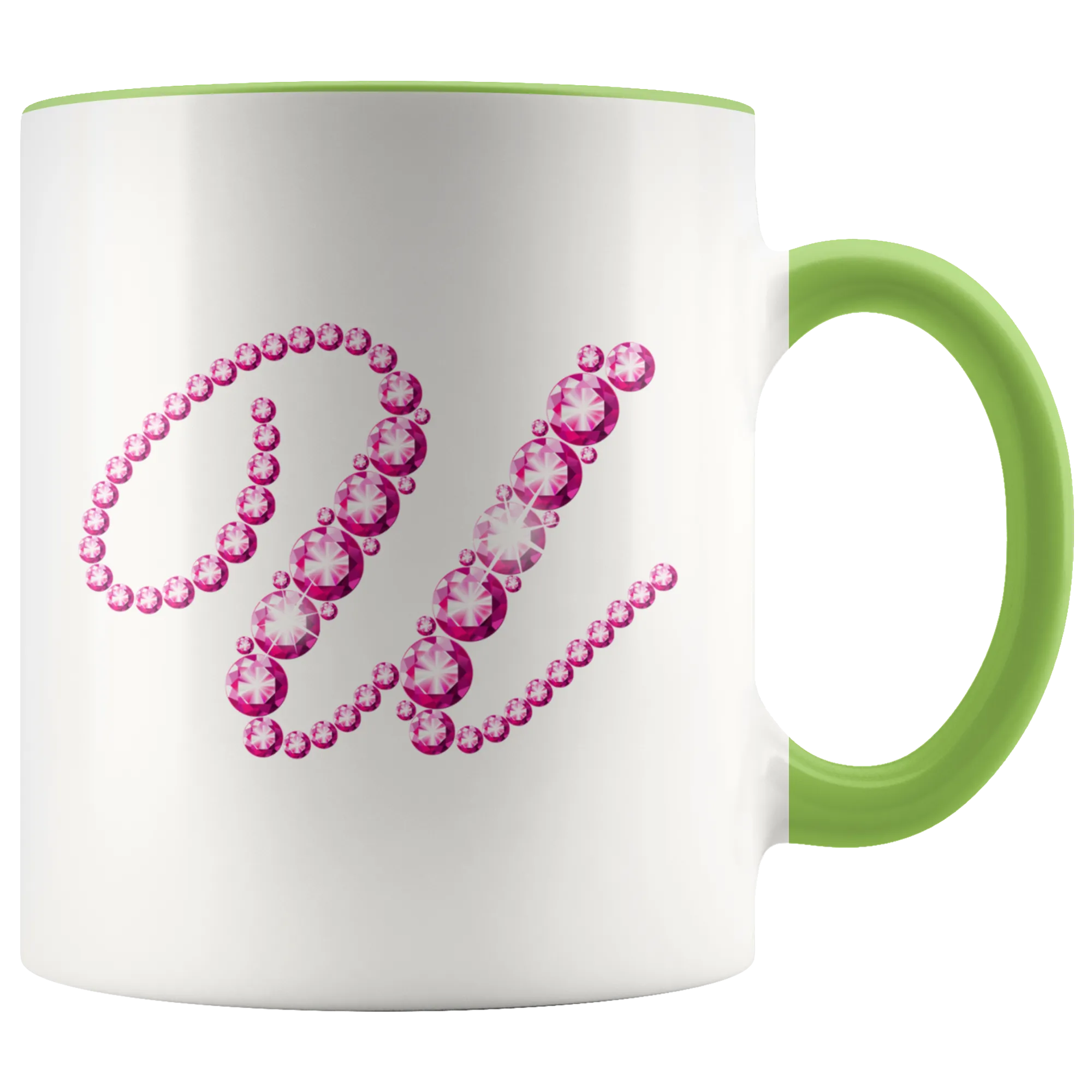 Initial U | Monogram Coffee Mug | Custom Letter Mug | Bling Style | Initial Letter Cup