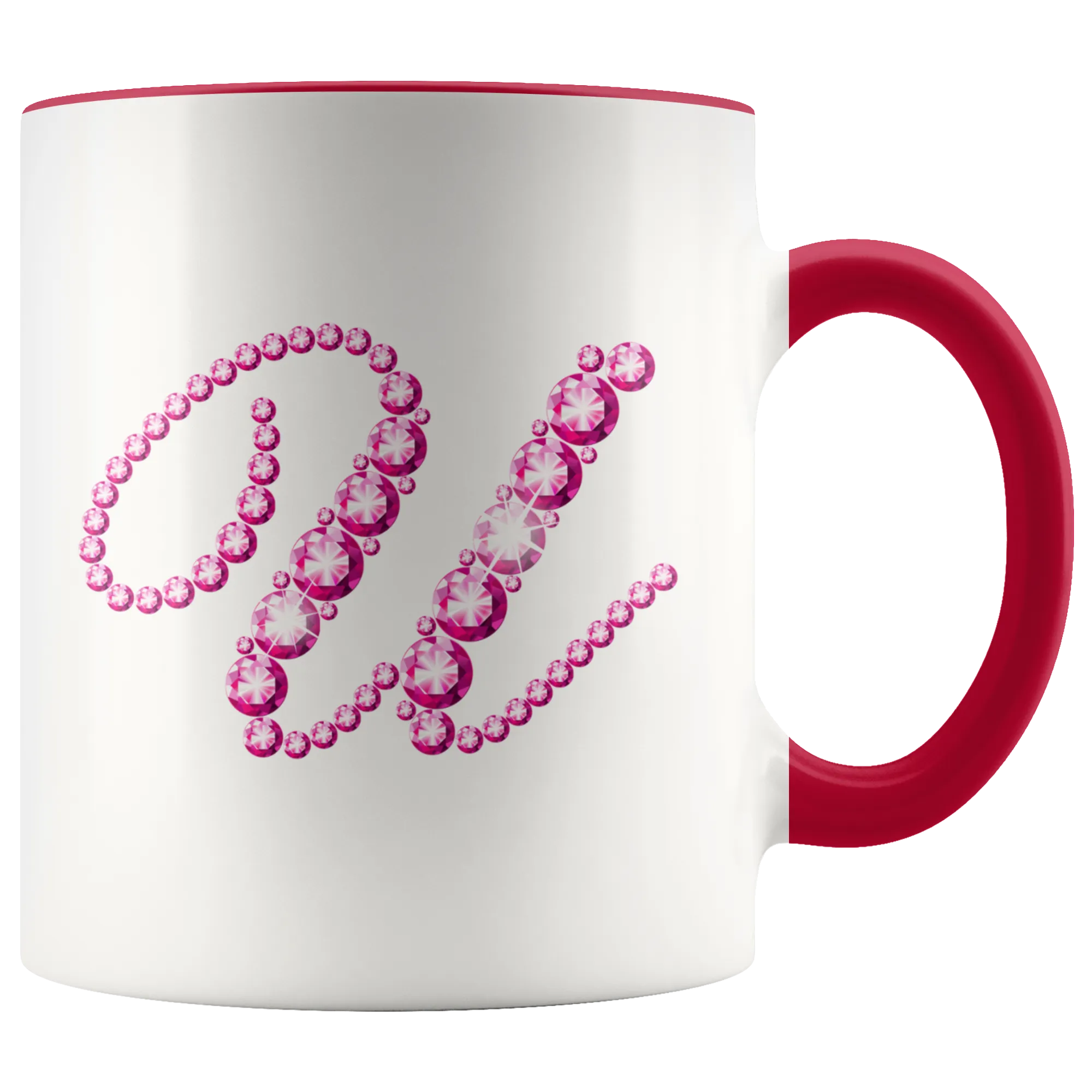 Initial U | Monogram Coffee Mug | Custom Letter Mug | Bling Style | Initial Letter Cup