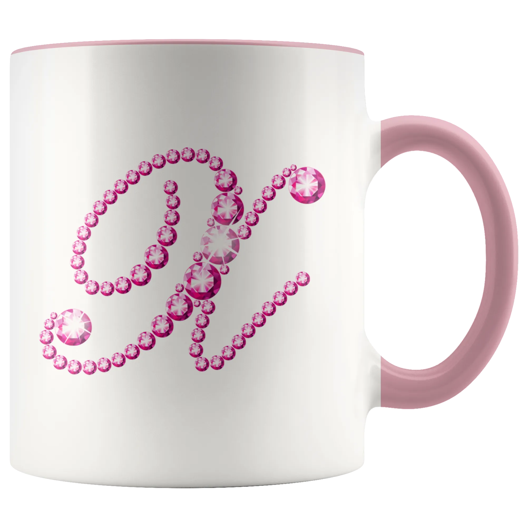 Initial X | Monogram Coffee Mug | Custom Letter Mug | Bling Style | Initial Letter Cup