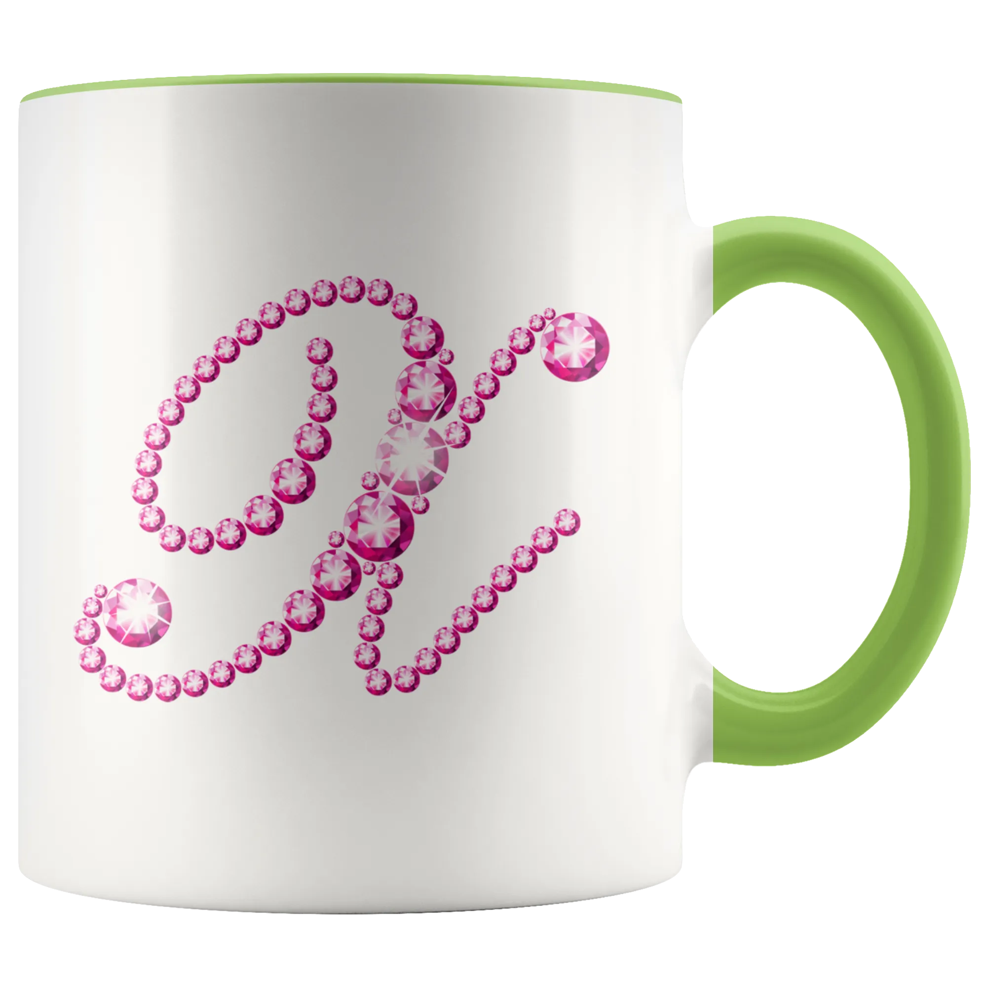 Initial X | Monogram Coffee Mug | Custom Letter Mug | Bling Style | Initial Letter Cup