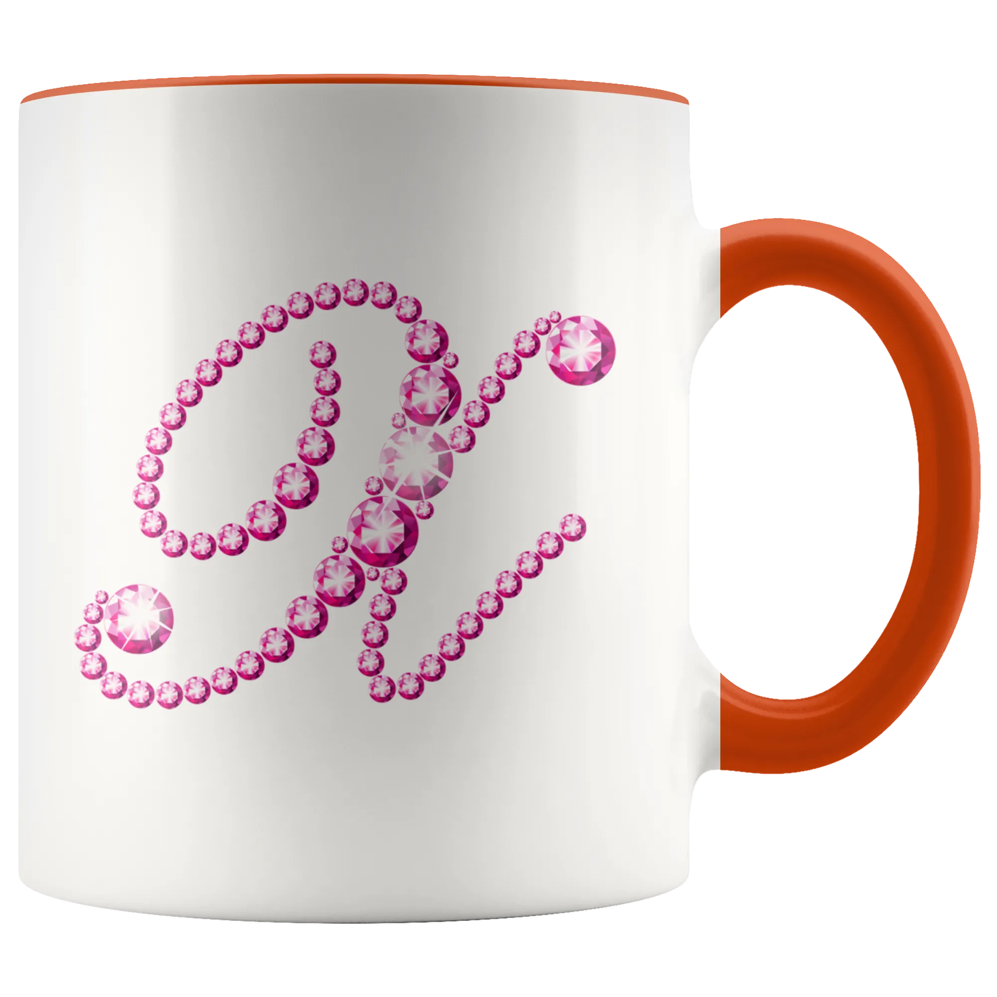 Initial X | Monogram Coffee Mug | Custom Letter Mug | Bling Style | Initial Letter Cup