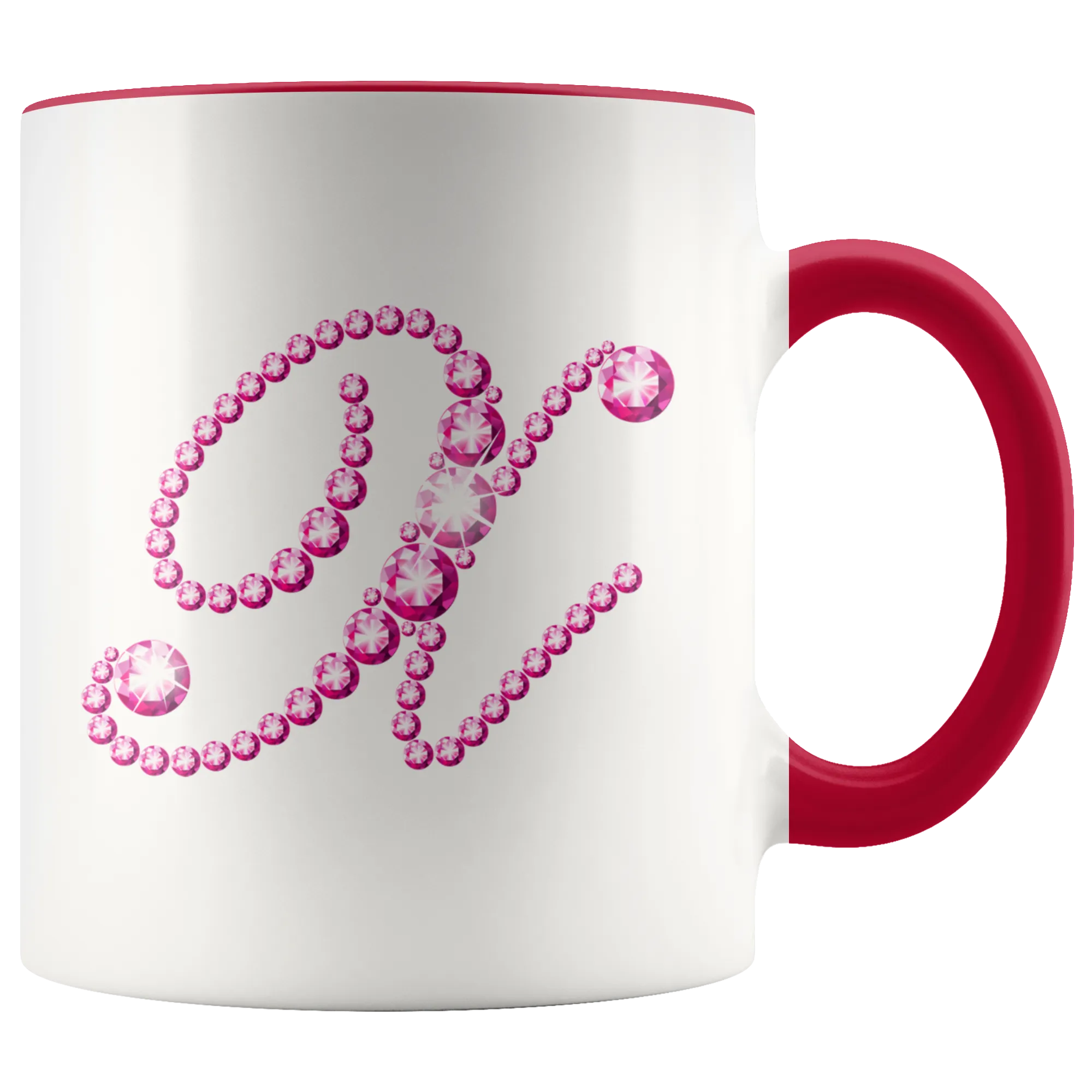 Initial X | Monogram Coffee Mug | Custom Letter Mug | Bling Style | Initial Letter Cup