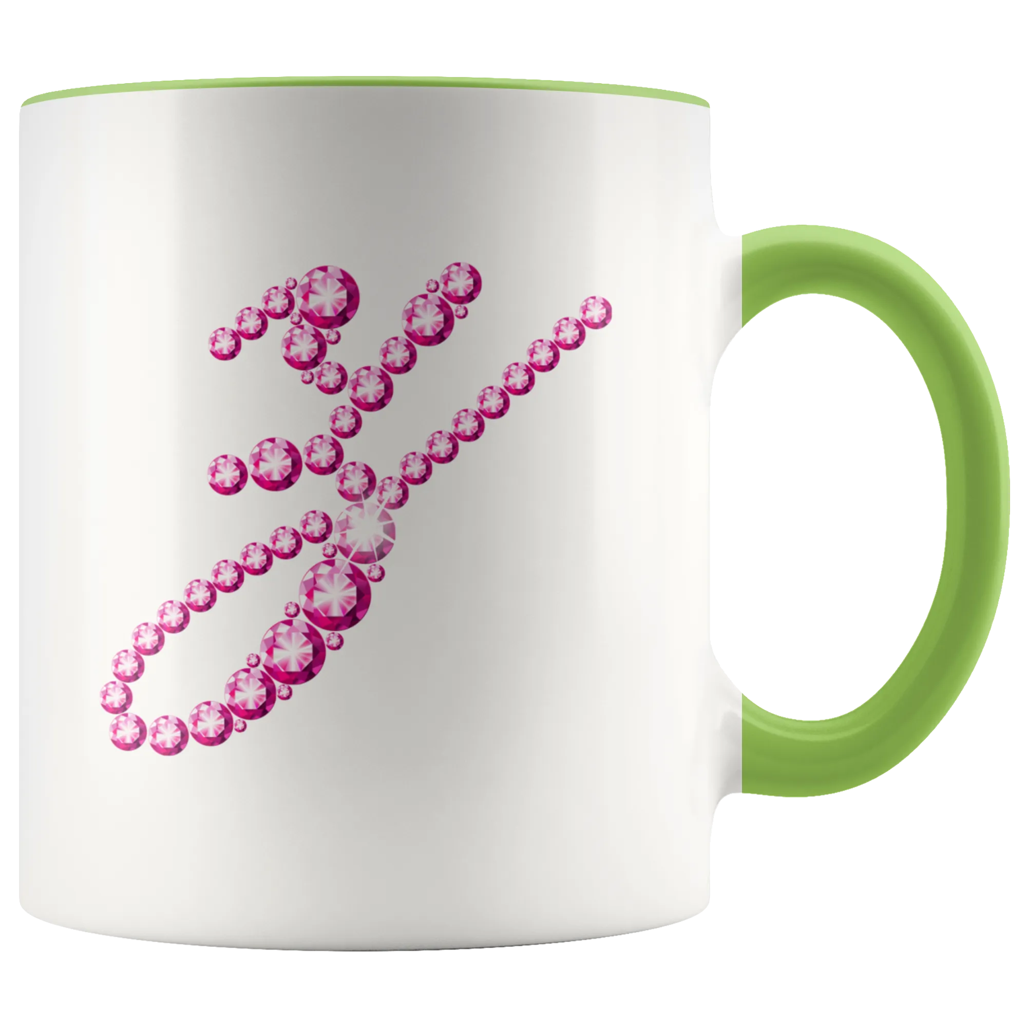 Initial Z | Monogram Coffee Mug | Custom Letter Mug | Bling Style | Initial Letter Cup