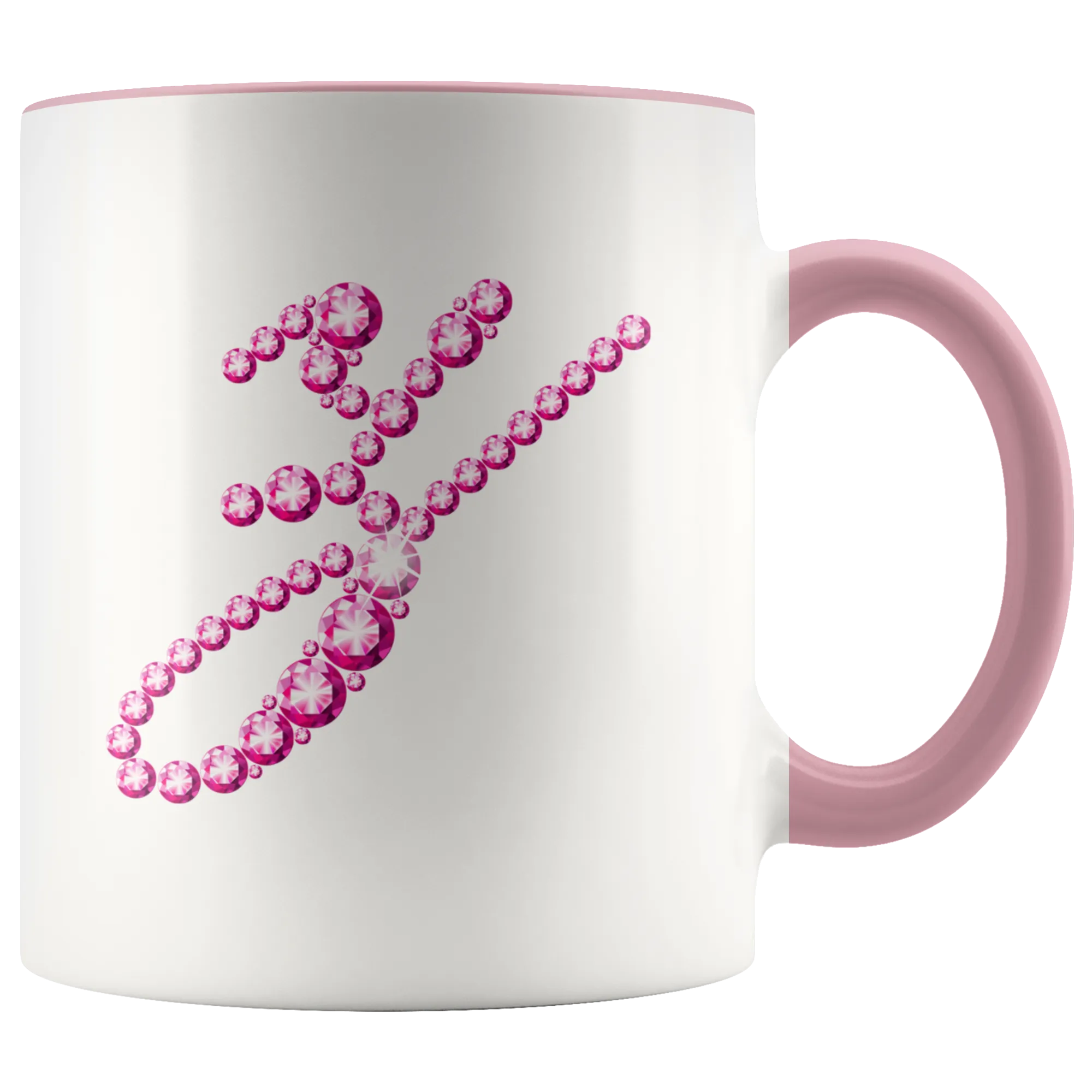 Initial Z | Monogram Coffee Mug | Custom Letter Mug | Bling Style | Initial Letter Cup