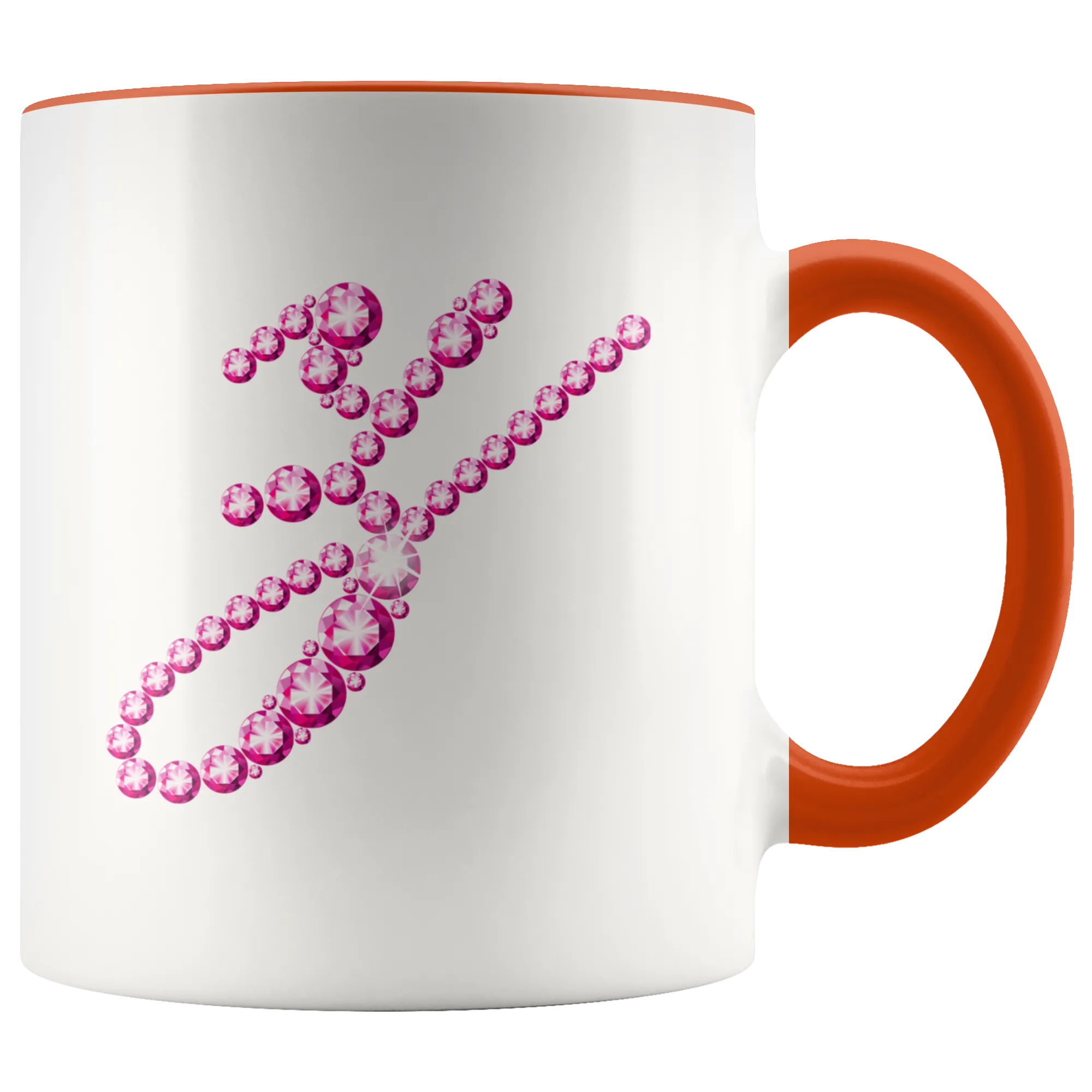 Initial Z | Monogram Coffee Mug | Custom Letter Mug | Bling Style | Initial Letter Cup