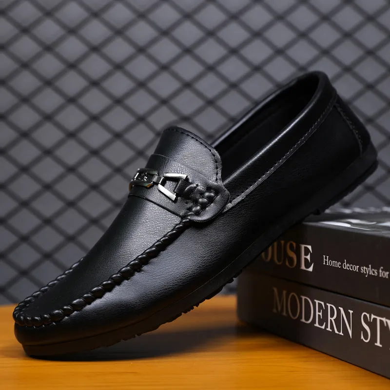 INSTOCK -New Spring Casual Lightweight Beanie Shoes Men's Loafers
