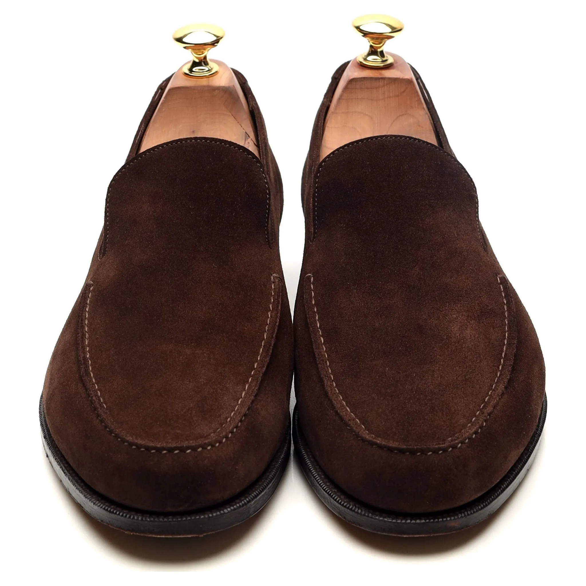 'Islington' Dark Brown Slip On Loafers UK 9.5 D