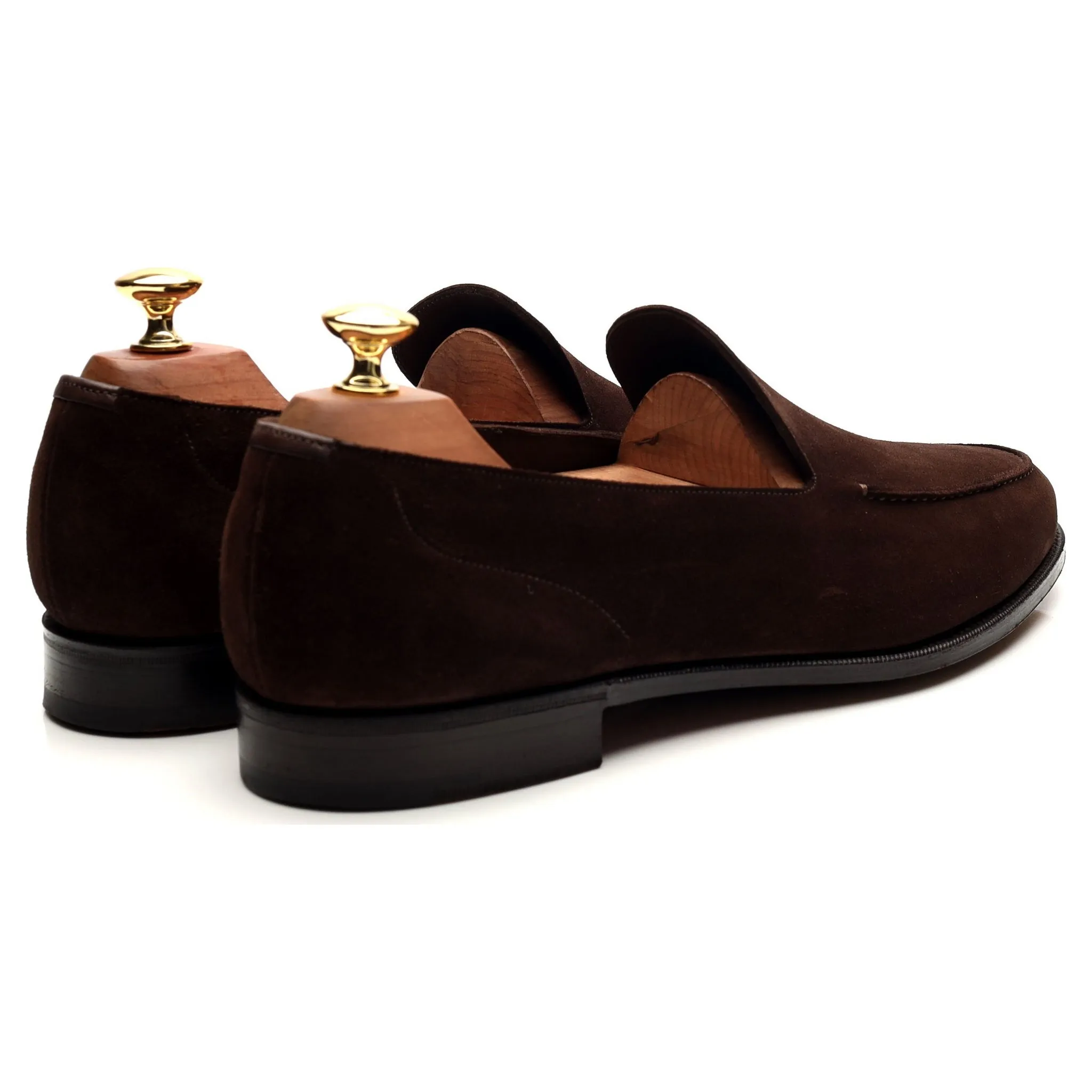 'Islington' Dark Brown Slip On Loafers UK 9.5 D
