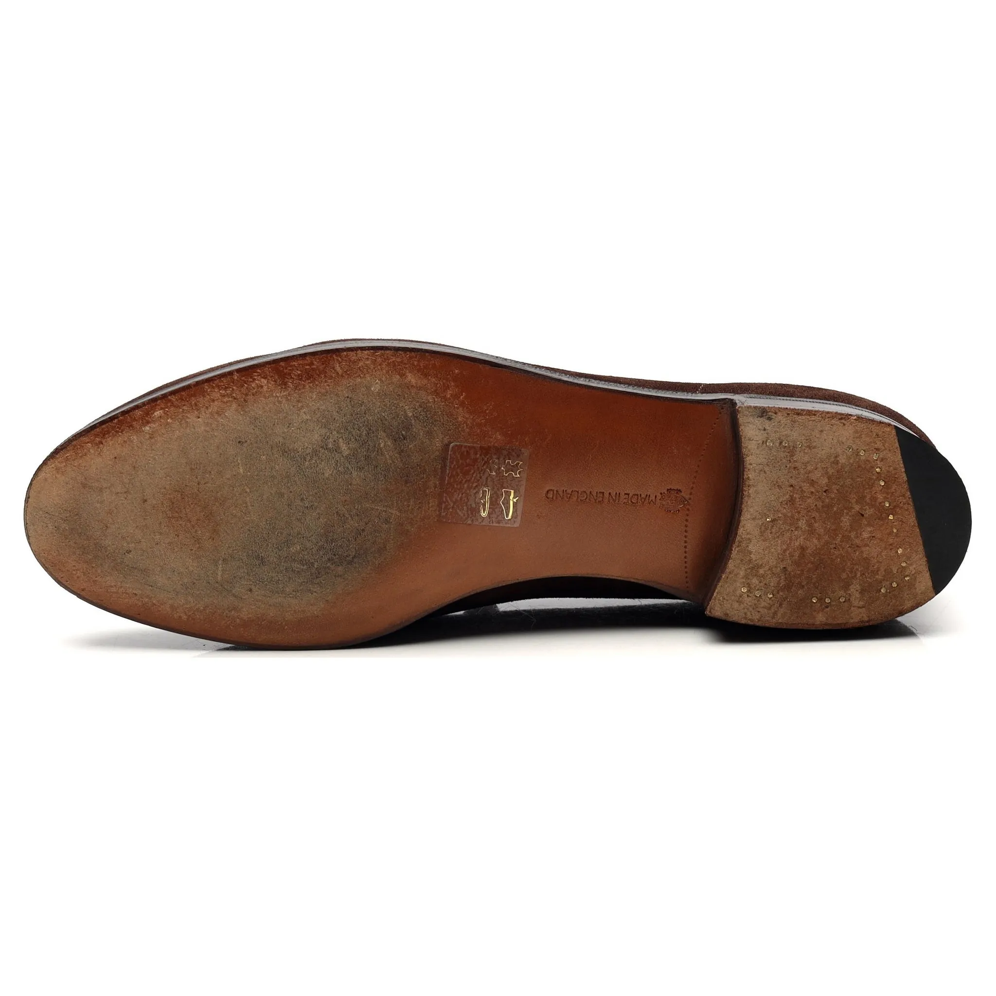 'Islington' Dark Brown Slip On Loafers UK 9.5 D