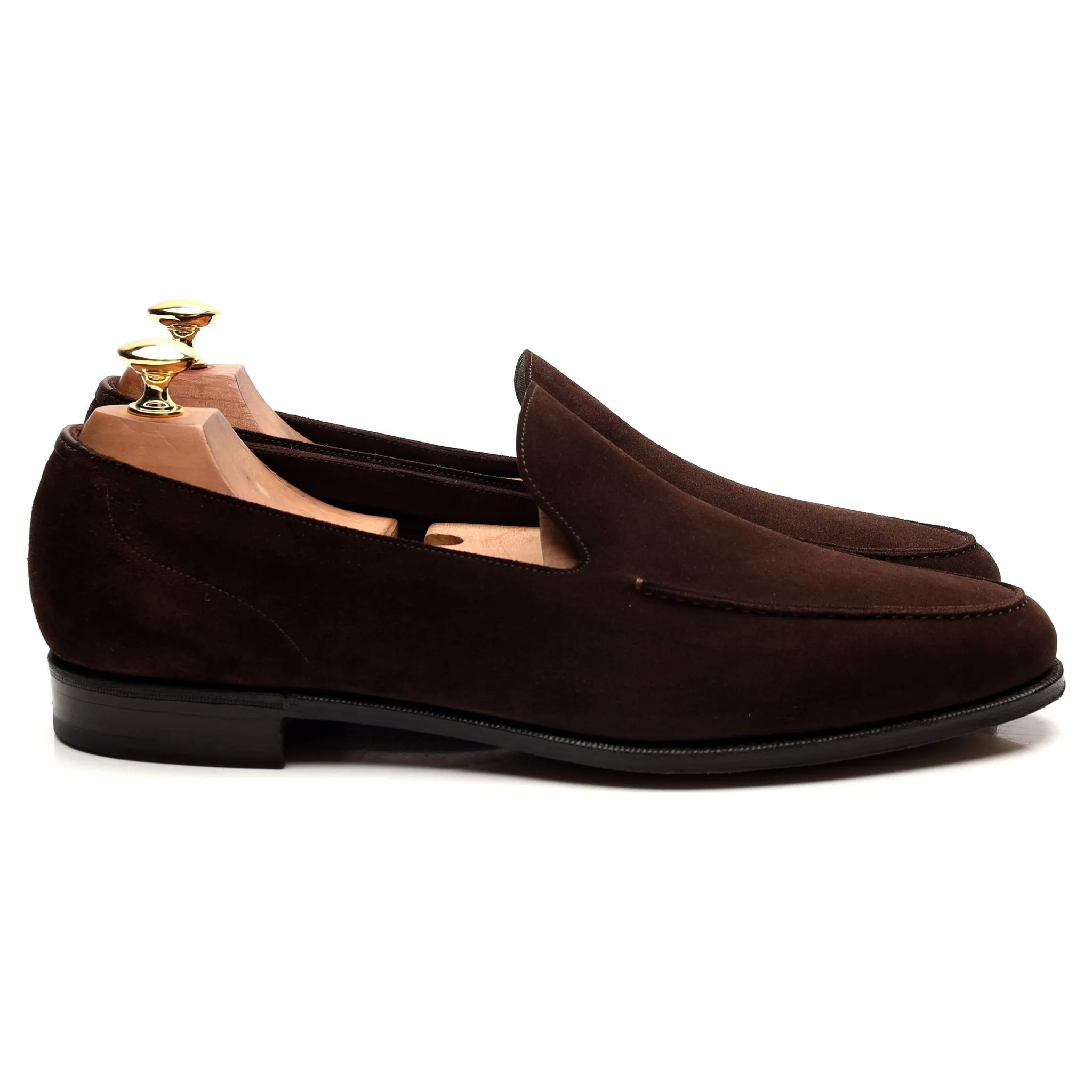 'Islington' Dark Brown Slip On Loafers UK 9.5 D