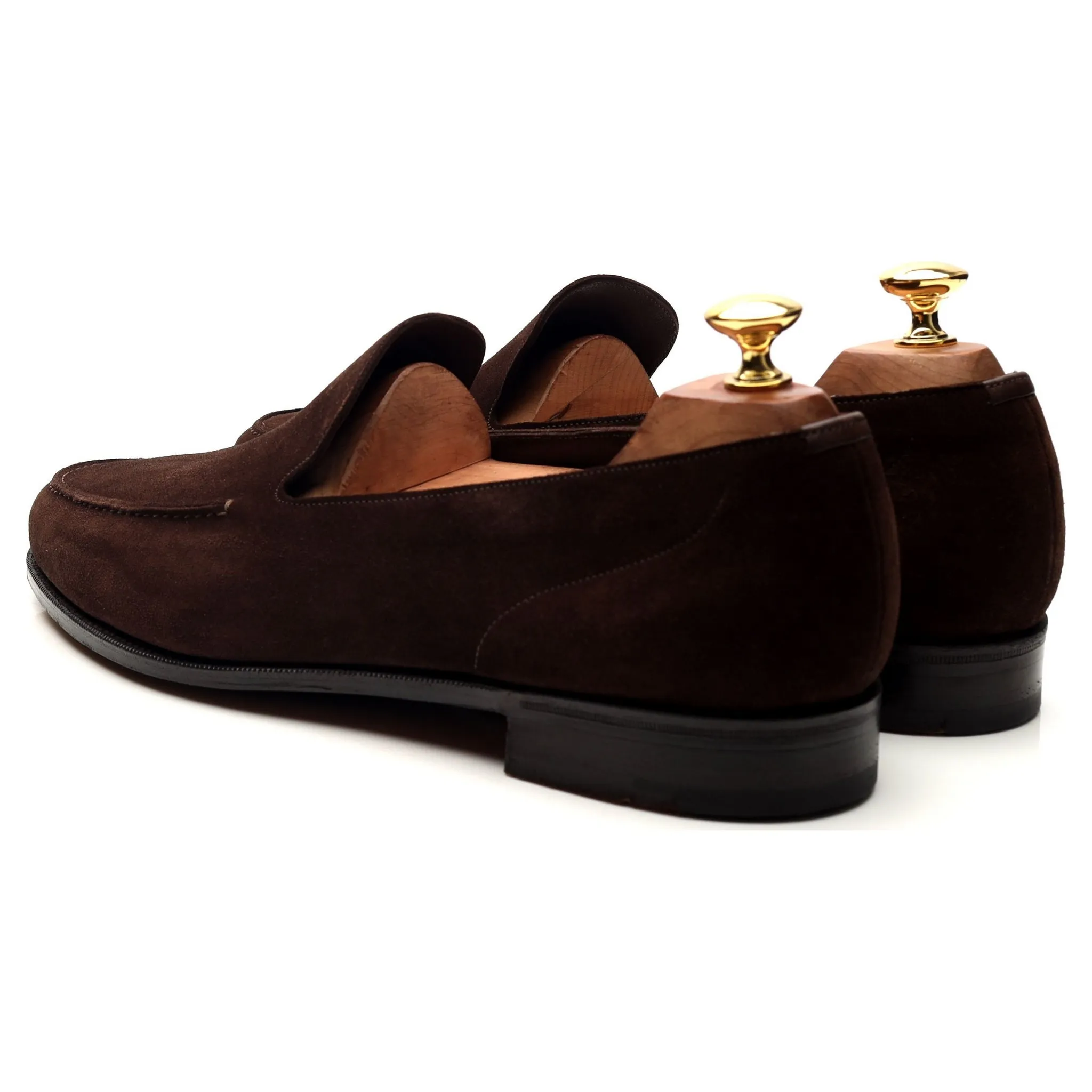 'Islington' Dark Brown Slip On Loafers UK 9.5 D