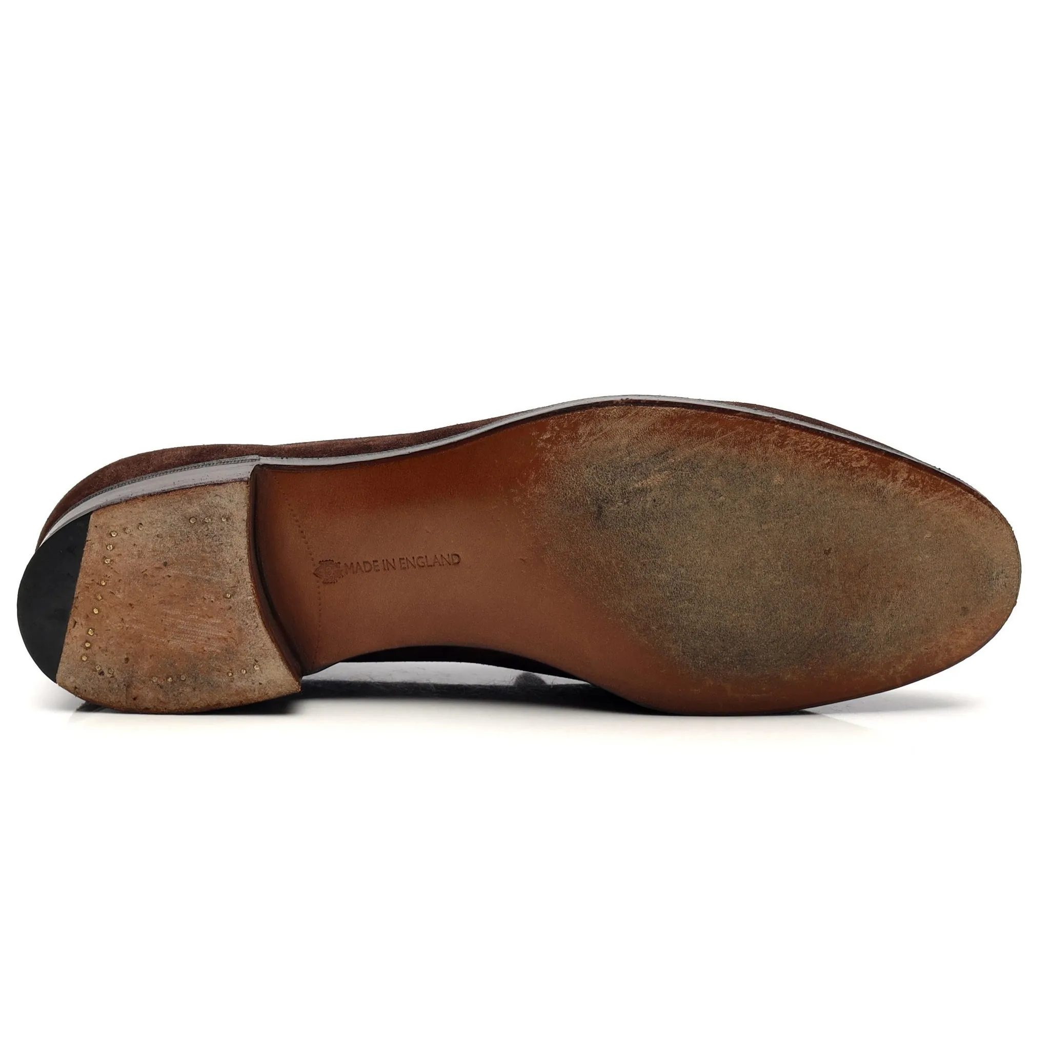 'Islington' Dark Brown Slip On Loafers UK 9.5 D