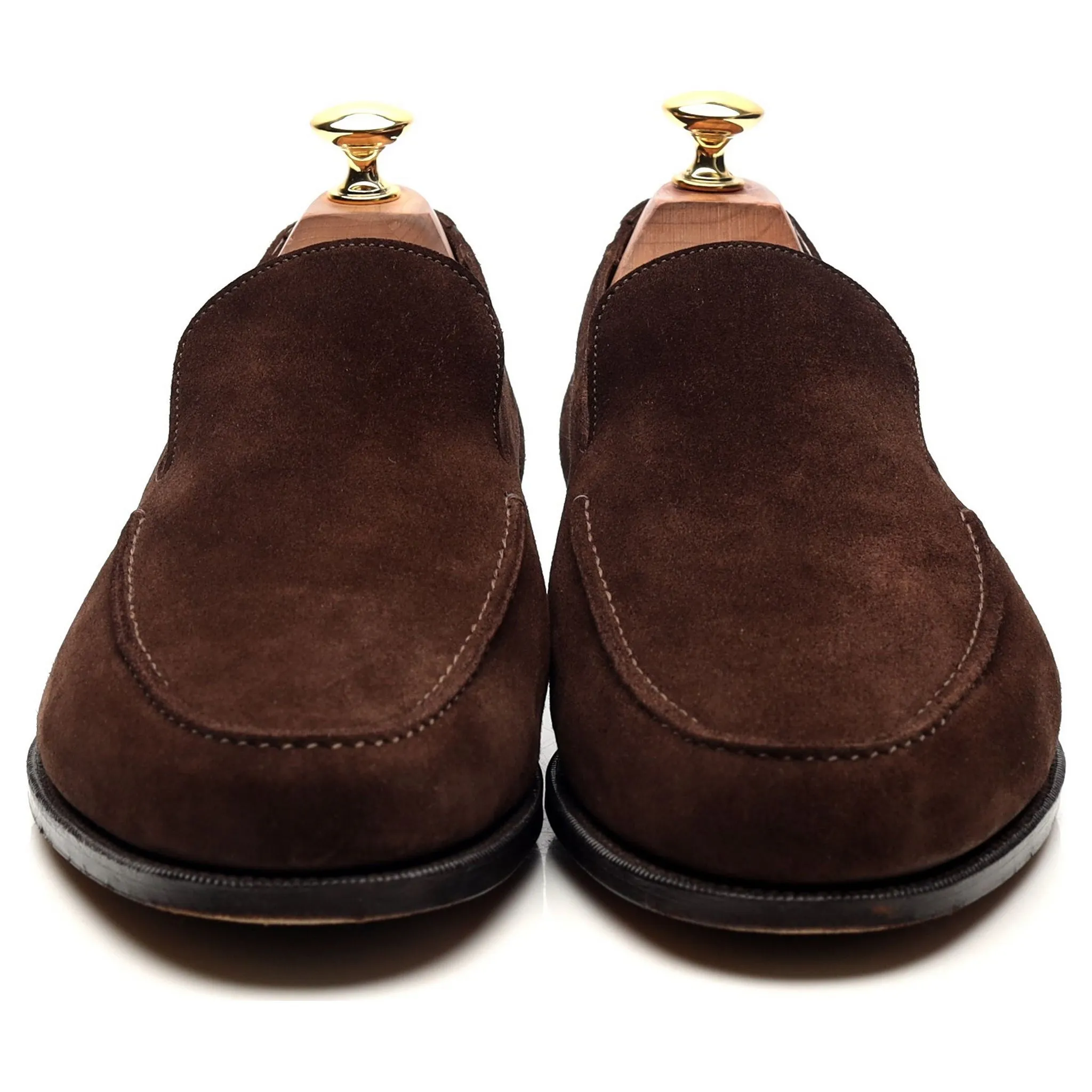 'Islington' Dark Brown Slip On Loafers UK 9.5 D