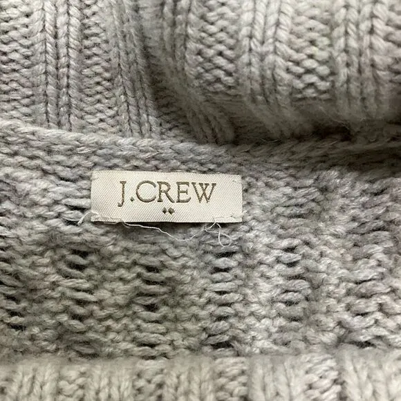 J. CREW Merino Wool Blend Cowl Neck Sweater