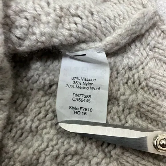 J. CREW Merino Wool Blend Cowl Neck Sweater