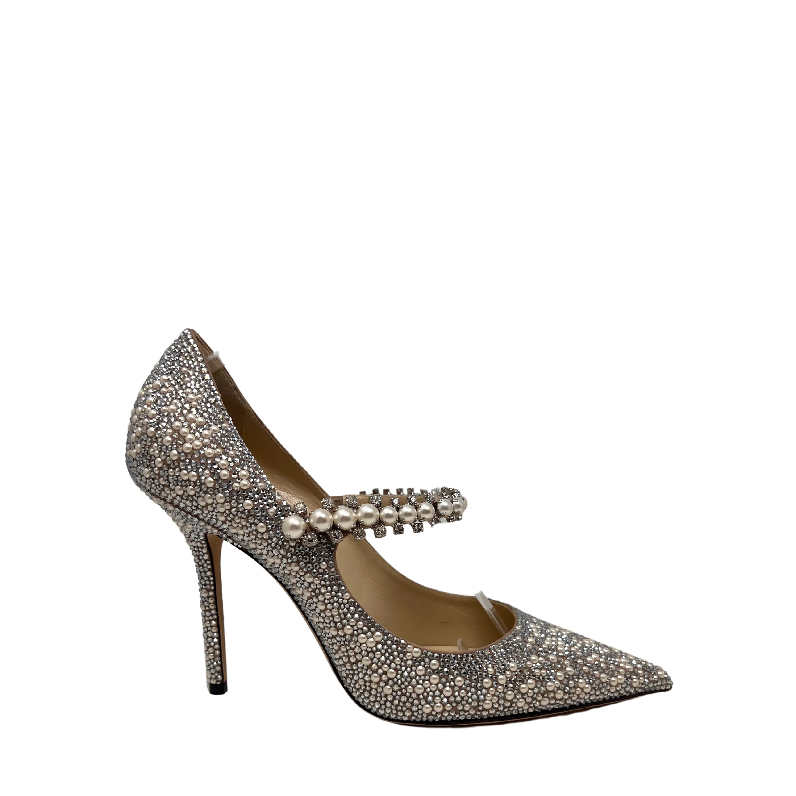 Jimmy Choo Pearl Baily 100 Pumps - Size 40.5