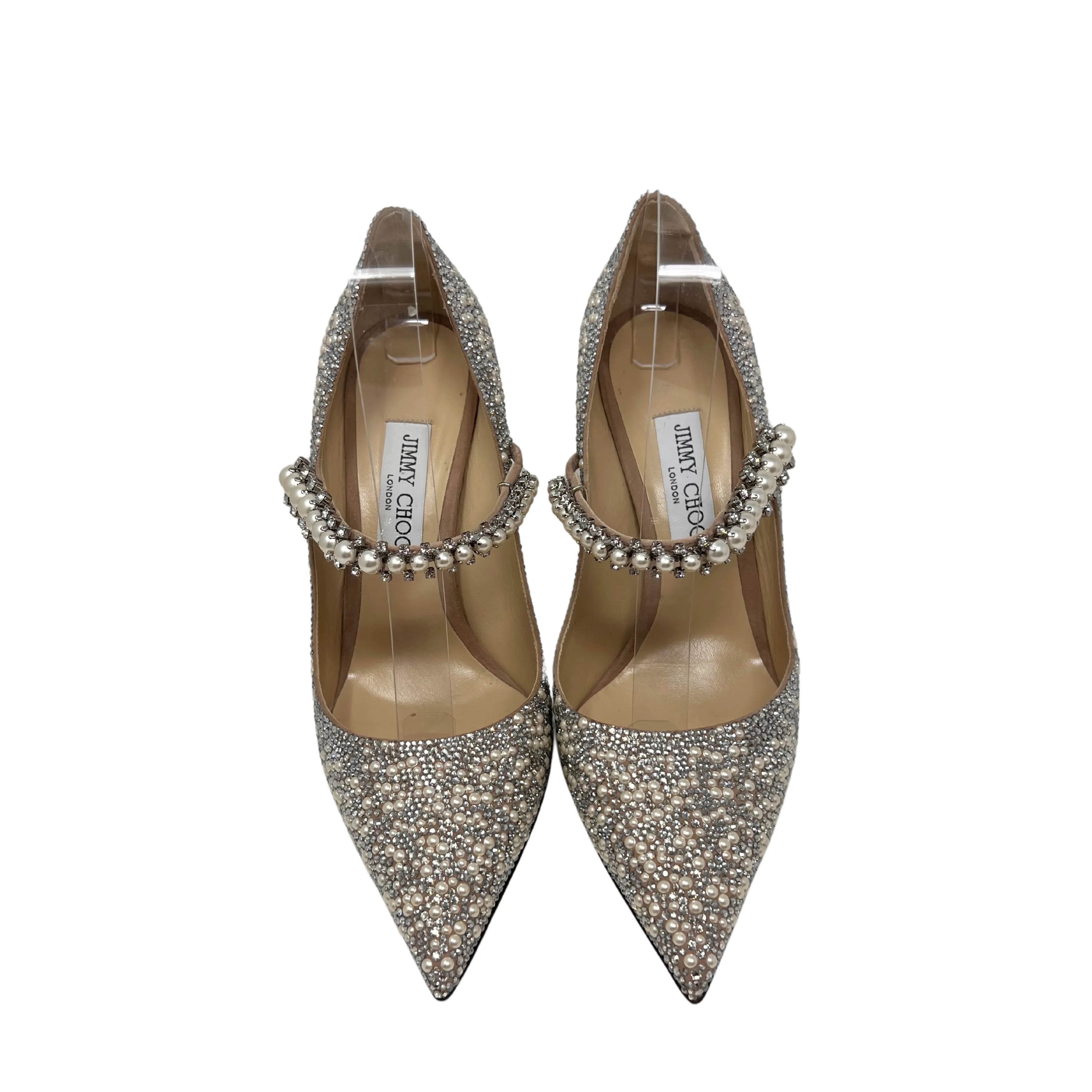 Jimmy Choo Pearl Baily 100 Pumps - Size 40.5