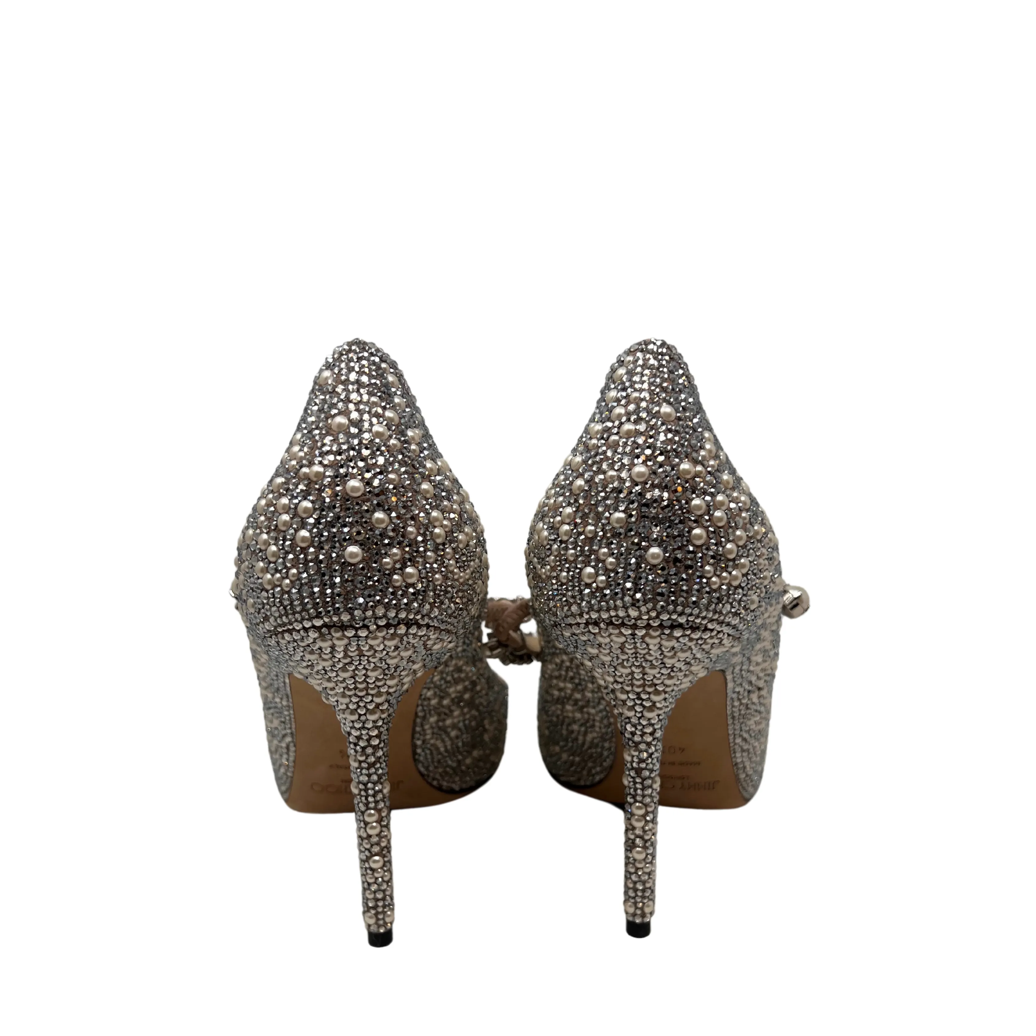 Jimmy Choo Pearl Baily 100 Pumps - Size 40.5