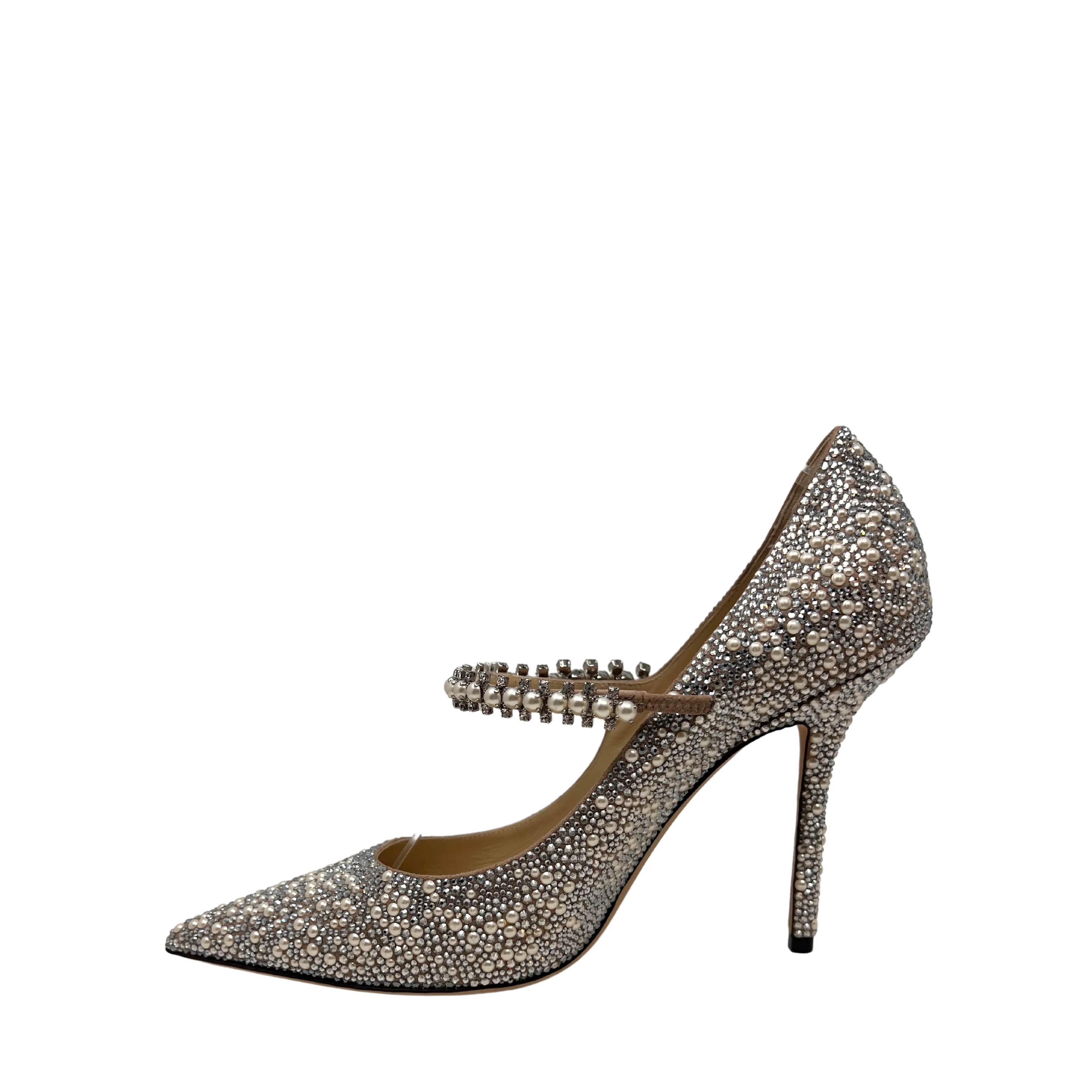 Jimmy Choo Pearl Baily 100 Pumps - Size 40.5