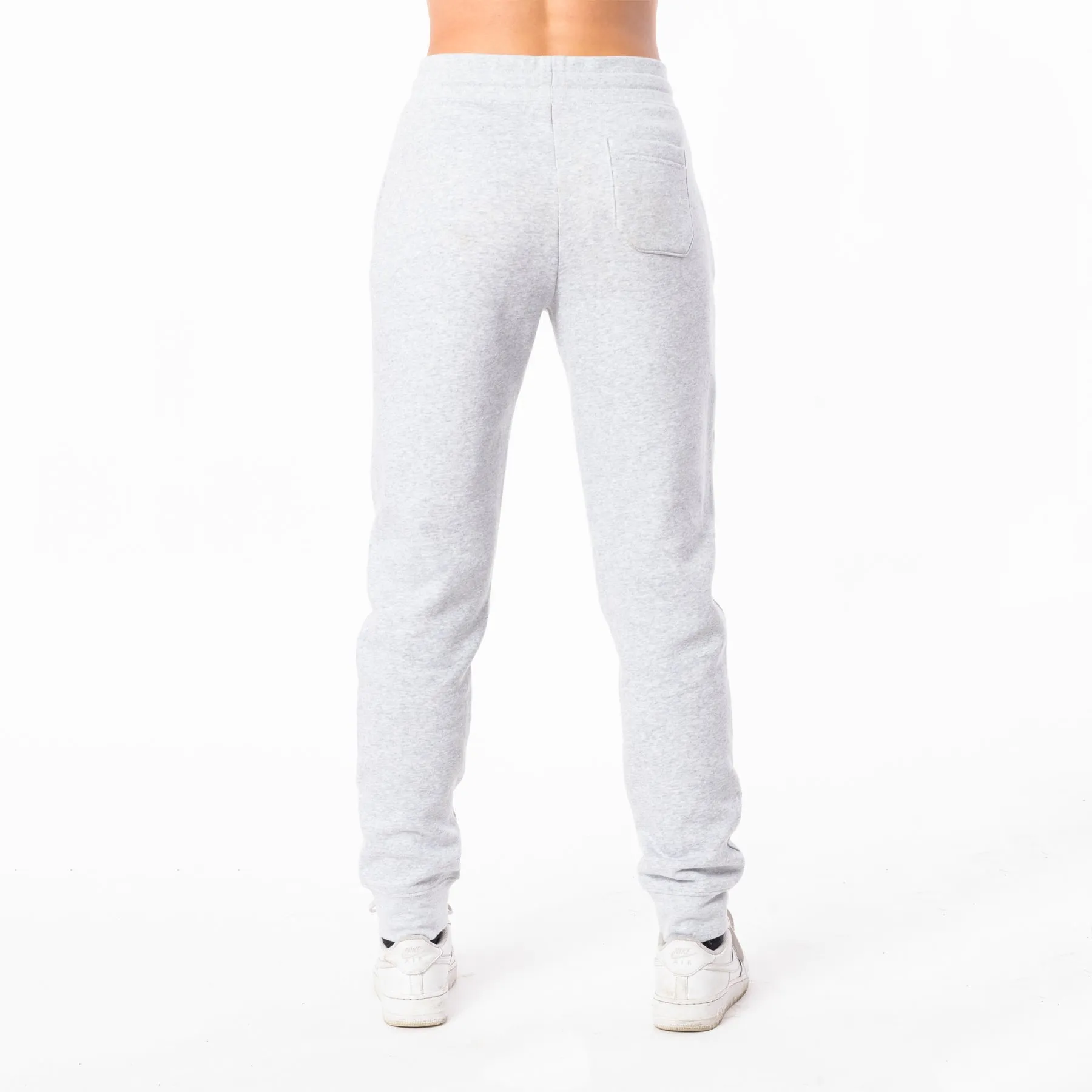 Jog Pants “Berlin Travel Club” - light oxford