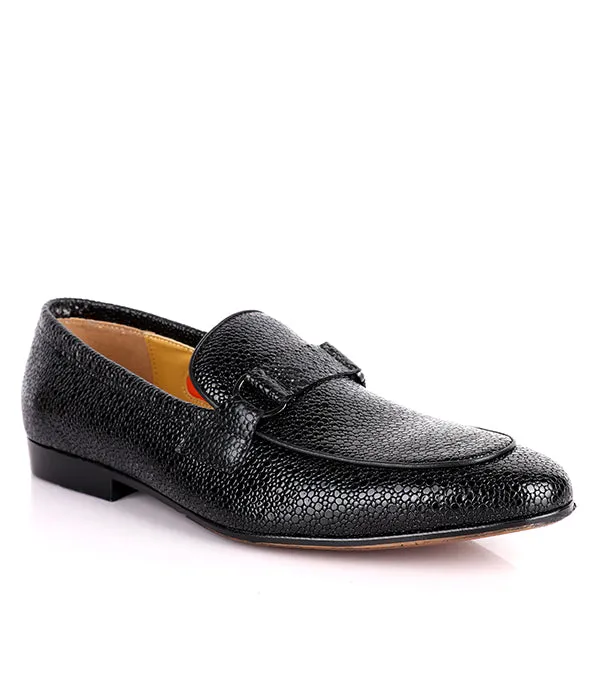 John Foster Stingray Slip-on Men's Loafers|Black