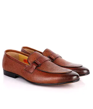 John Foster  Stingray Slip-on  Men's Loafers|Brown