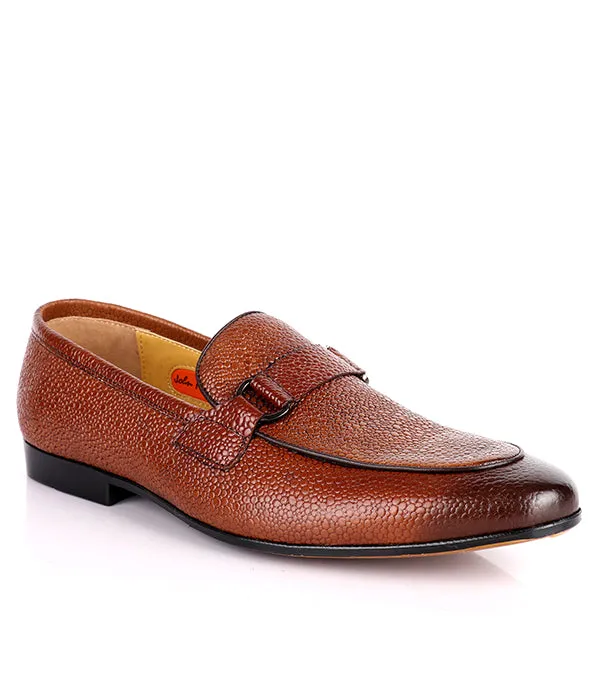 John Foster  Stingray Slip-on  Men's Loafers|Brown
