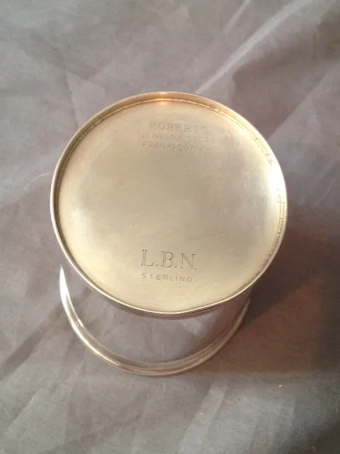 Julep Cups Sterling Silver Vintage 110.5 Grams Each
