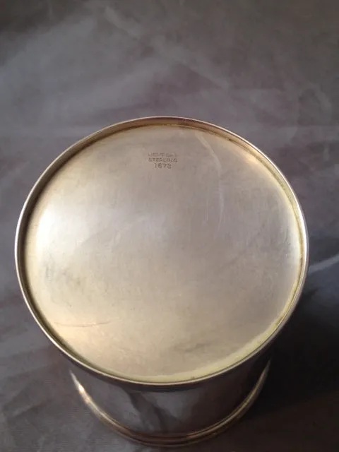 Julep Cups Sterling Silver Vintage 110.5 Grams Each