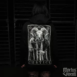 Justice Tarot Card Pullover Hoodie