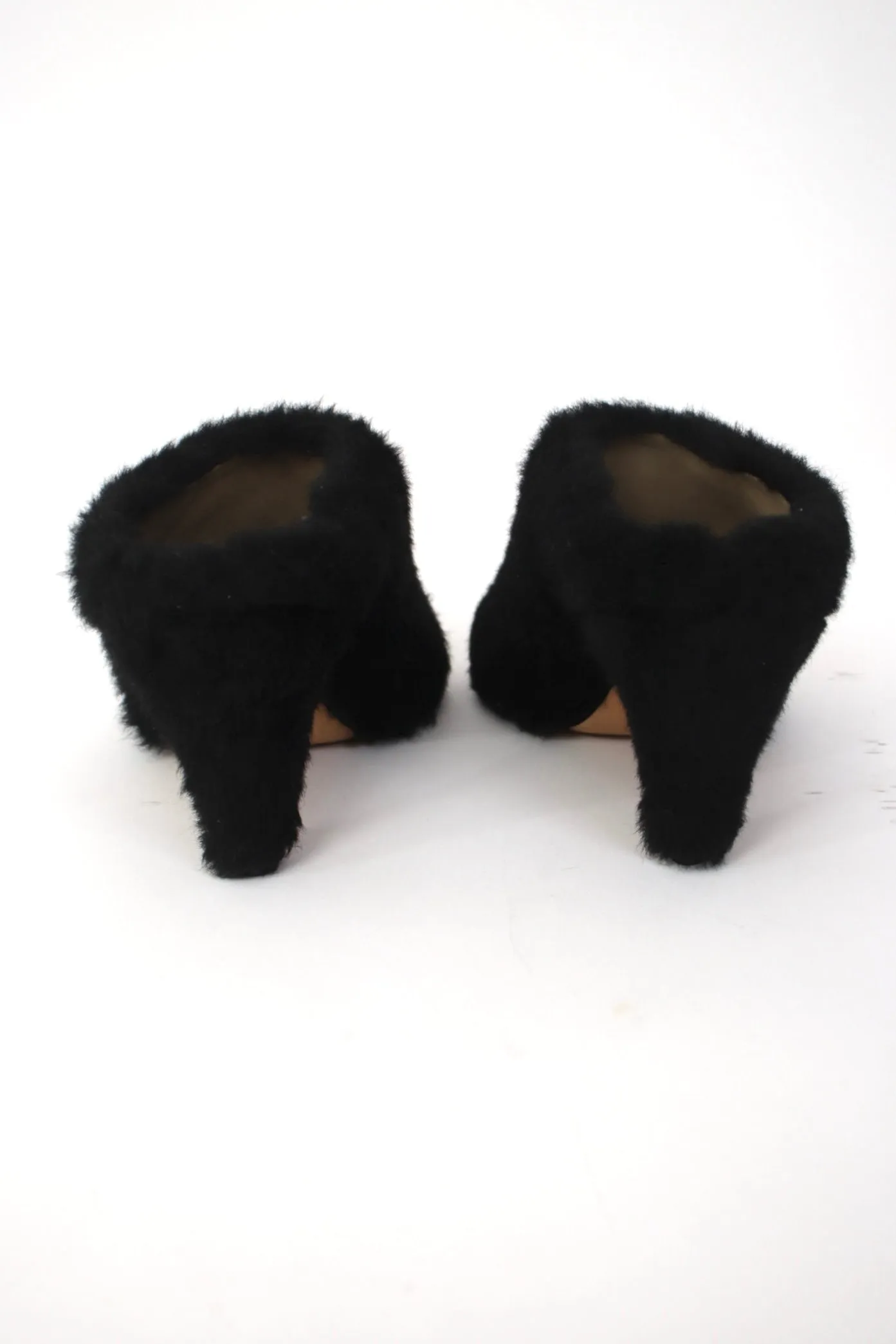 Khaite Marion Shearling Slides