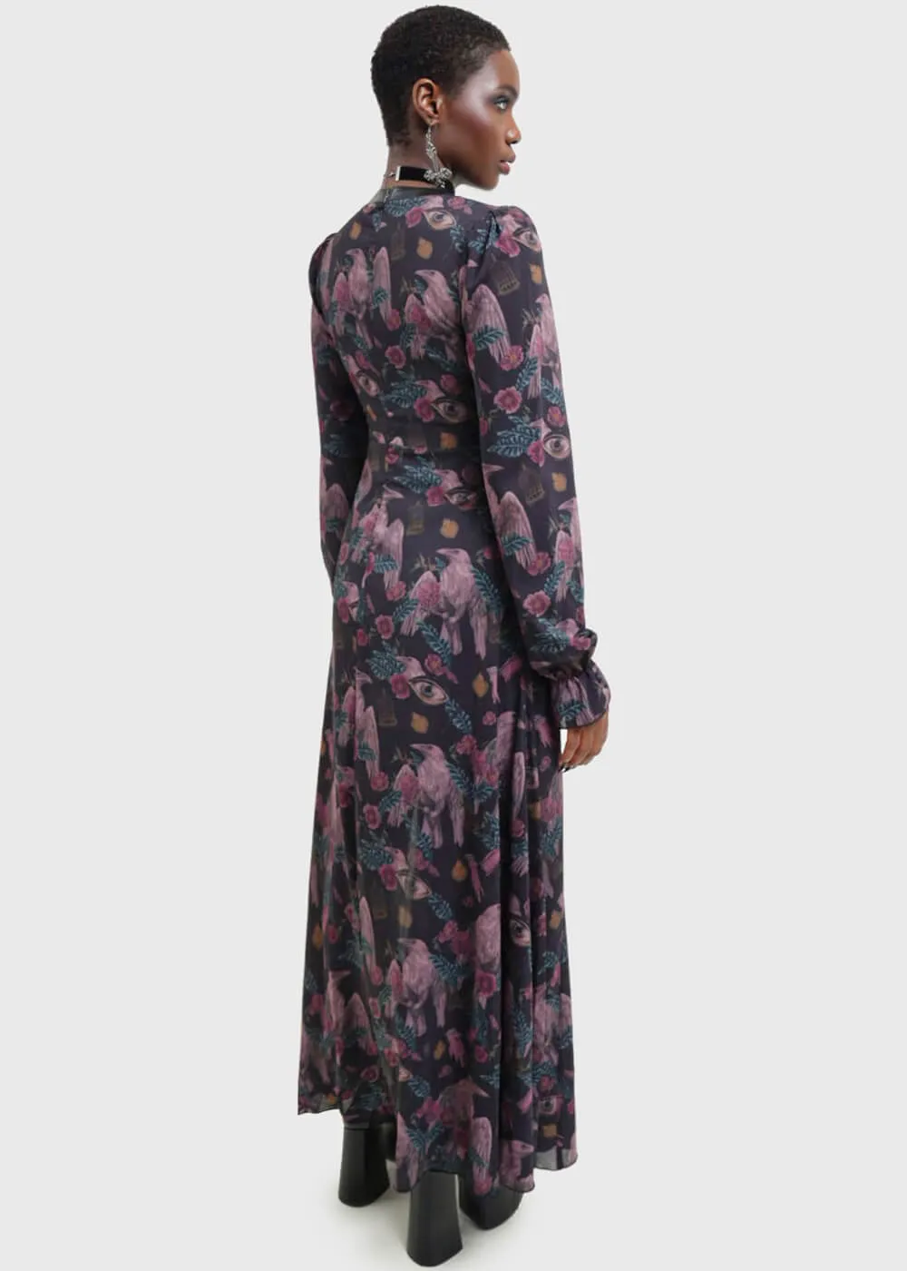 Killstar Gloomweaver Raven Maxi Dress Black