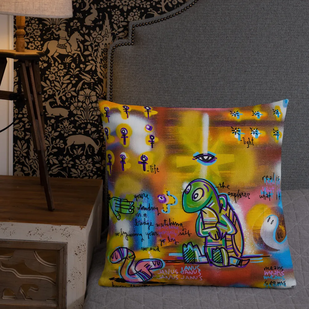 Know Thy Self – Lebo Premium Throw Pillow