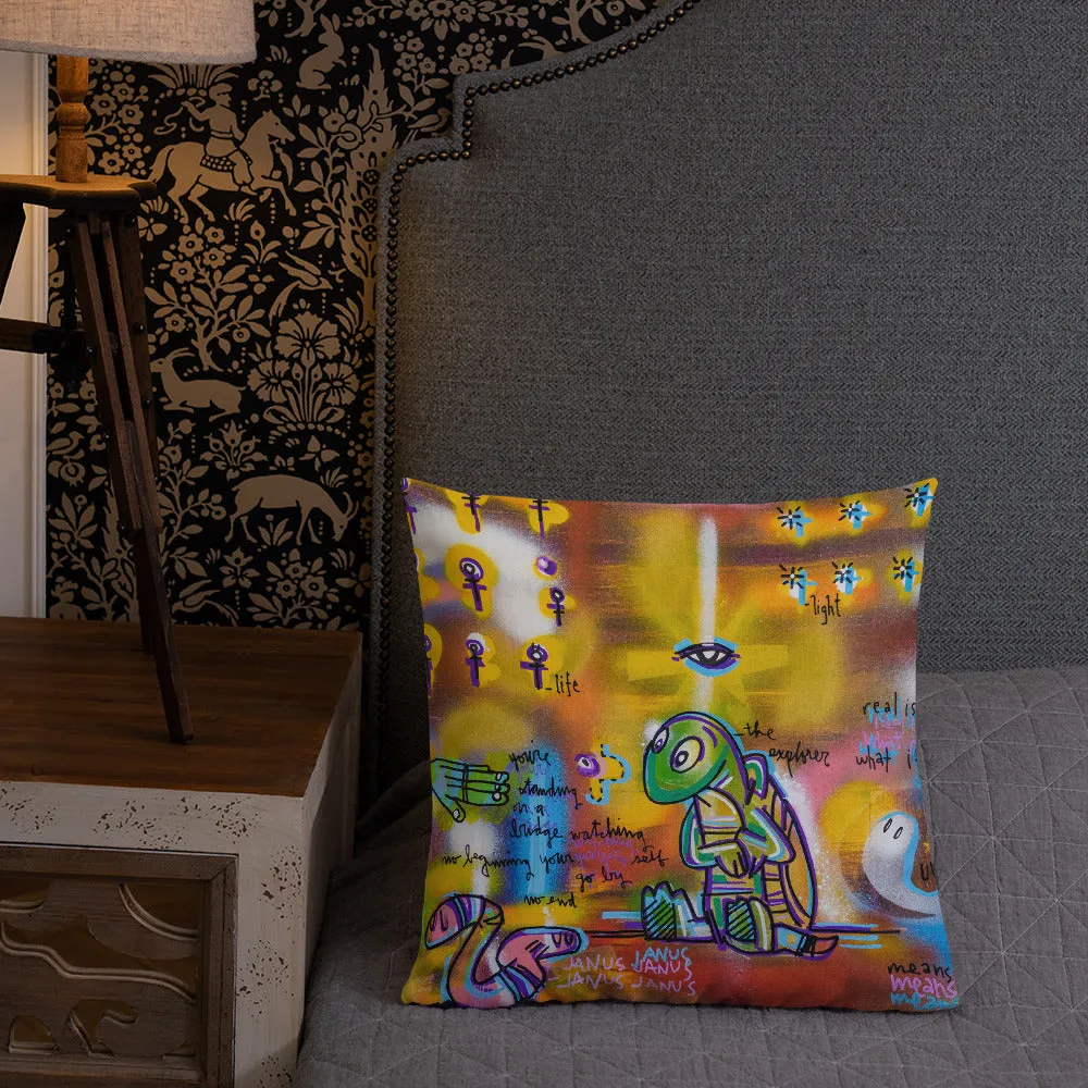 Know Thy Self – Lebo Premium Throw Pillow