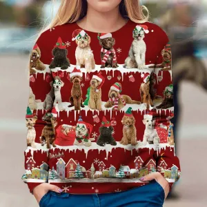 Labradoodle - Snow Christmas - Premium Sweatshirt