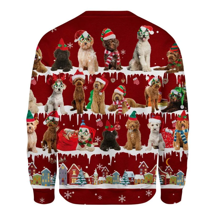 Labradoodle - Snow Christmas - Premium Sweatshirt