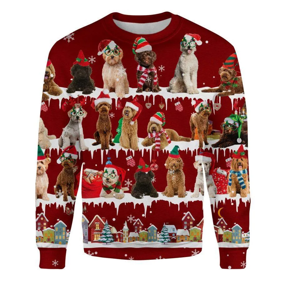 Labradoodle - Snow Christmas - Premium Sweatshirt