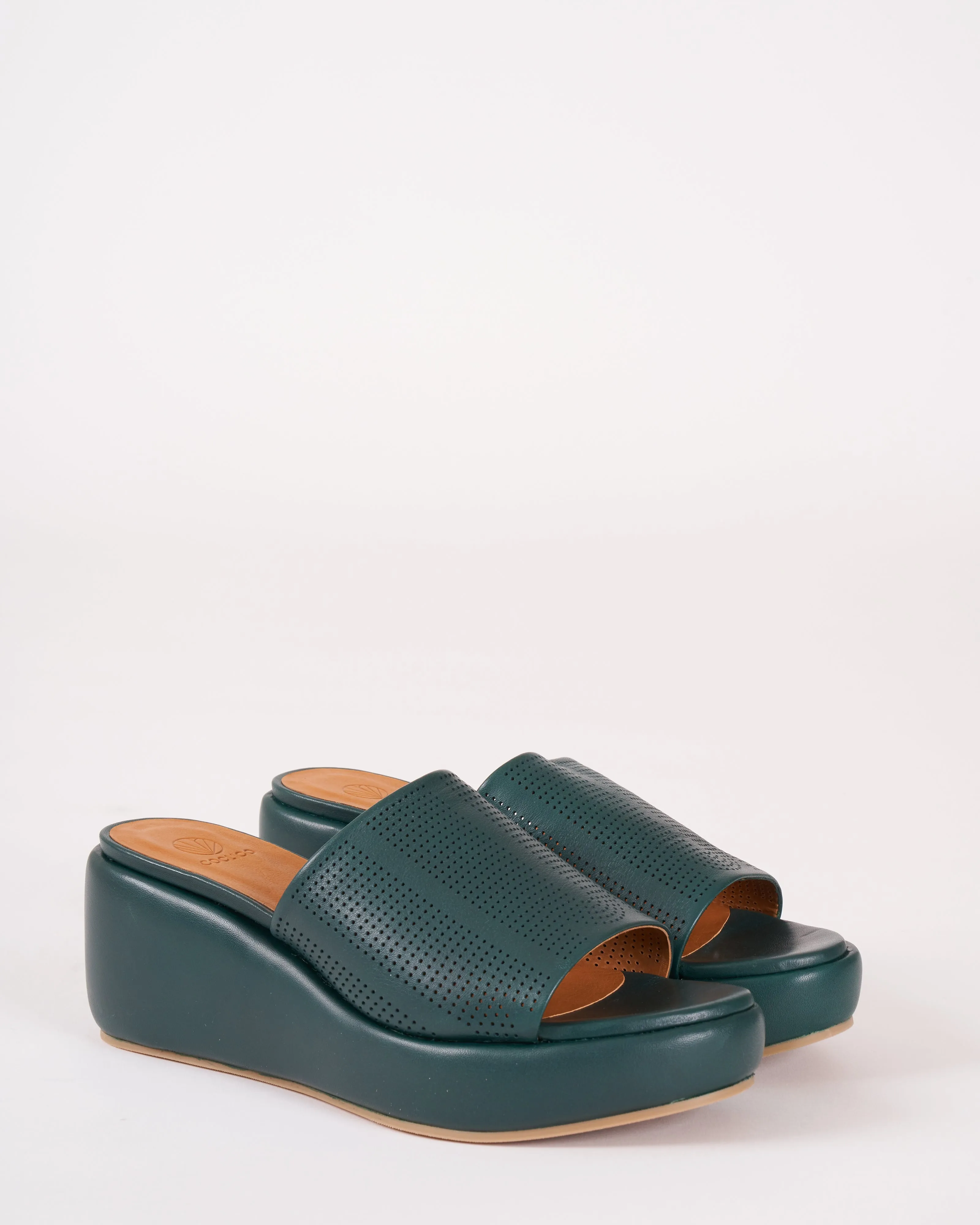 laleh slip on wedge - savanna riviera
