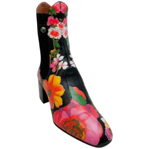 Laurence Dacade Black / Multi Floral Angie Boots