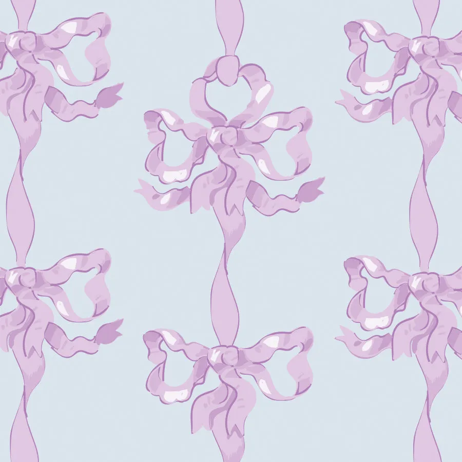 Lavender Vintage Bows Calling Card
