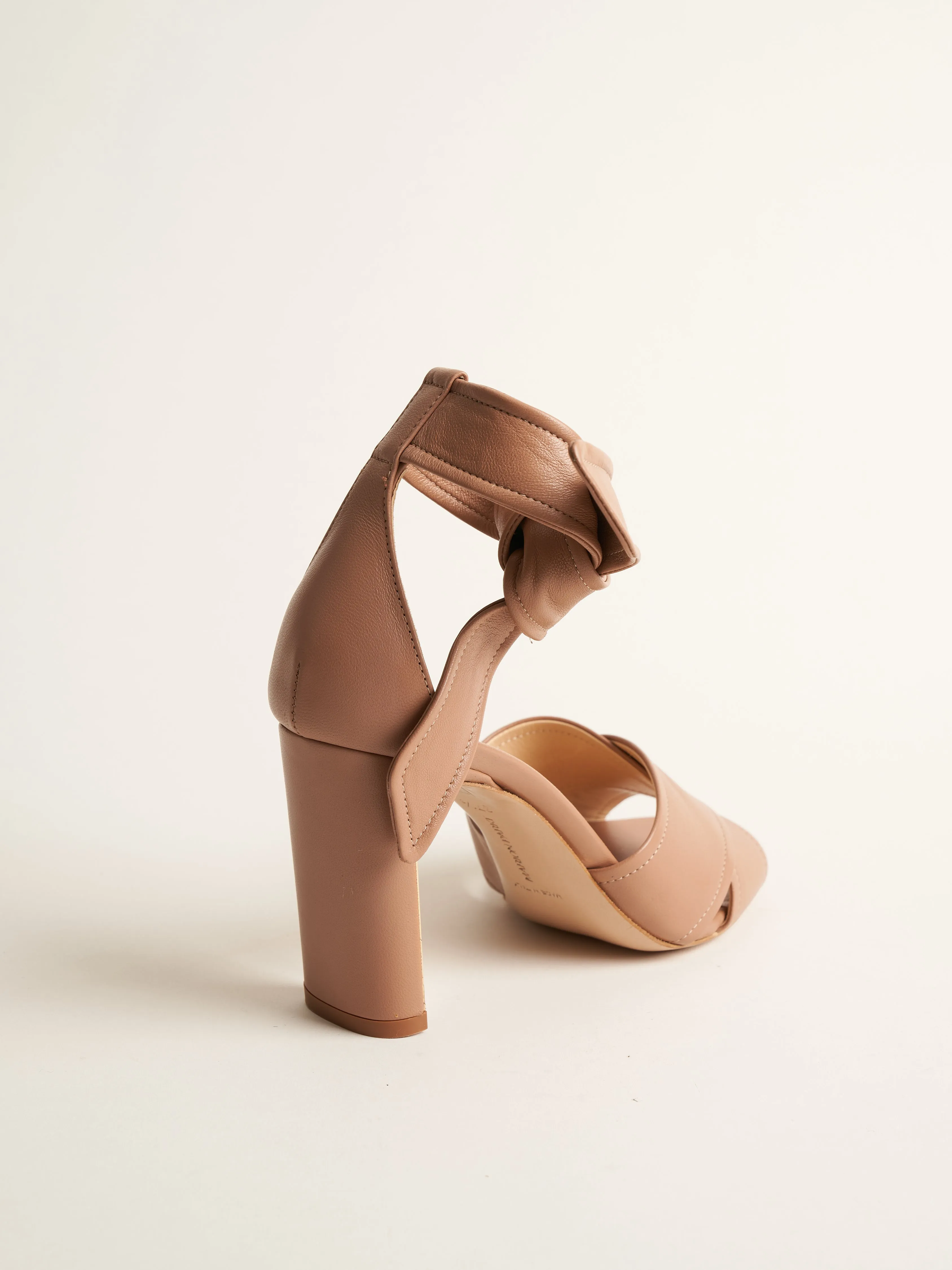 leah nappa 85mm heel - blush