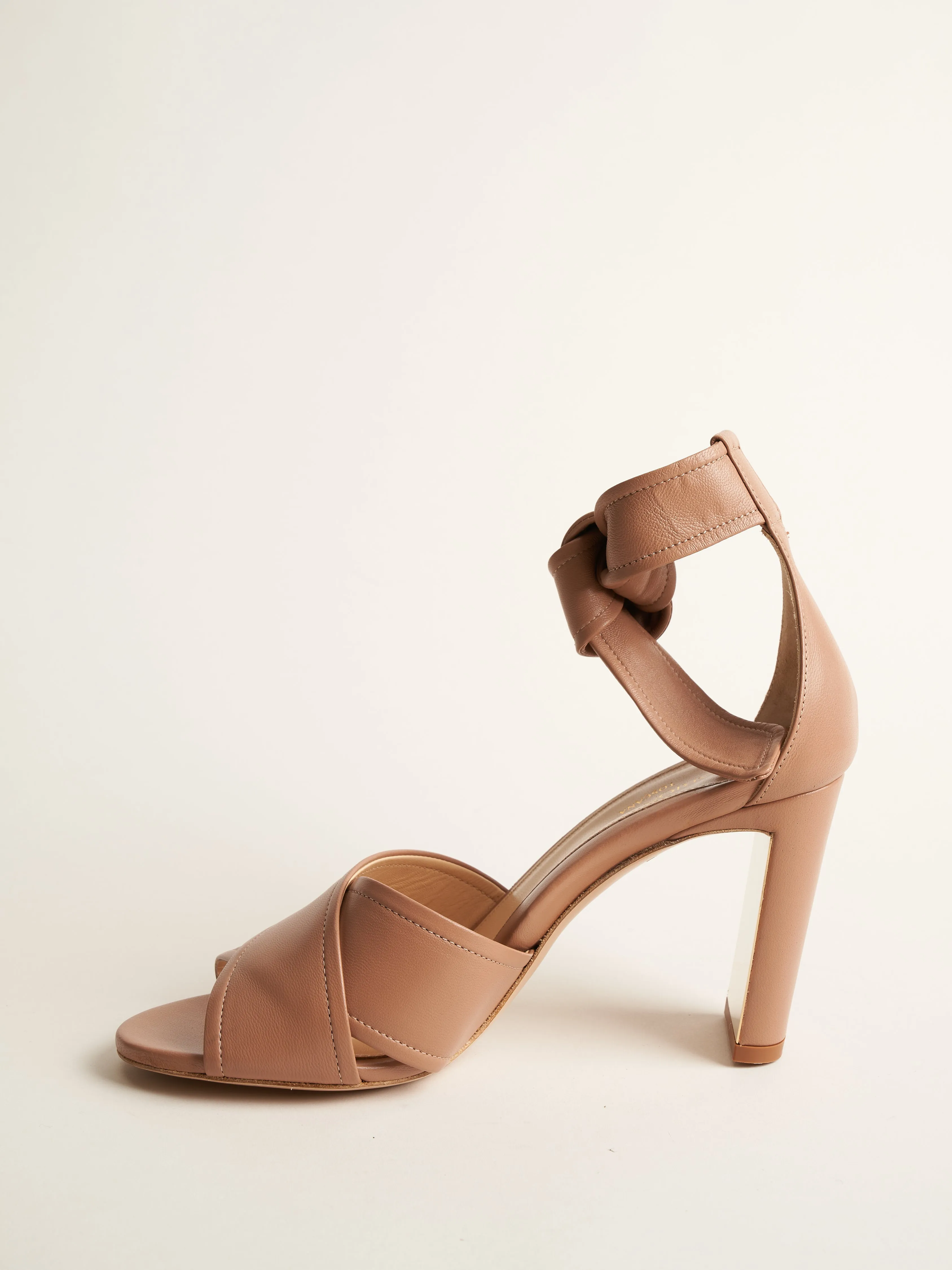 leah nappa 85mm heel - blush