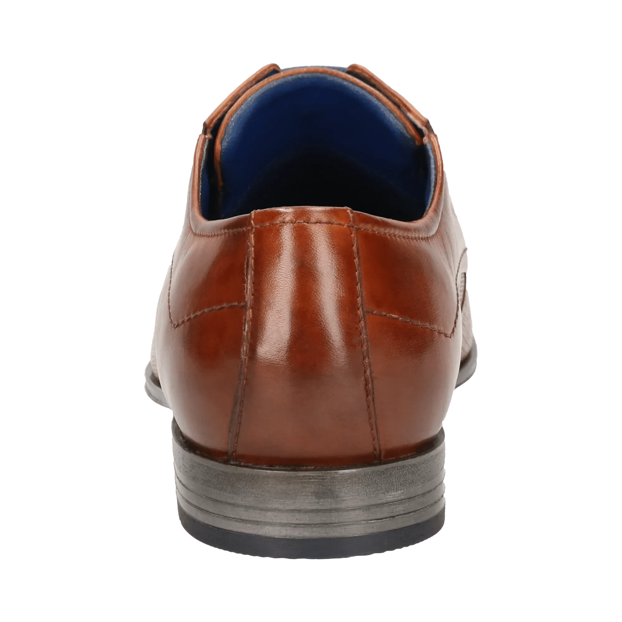 Leder Business Schnürer cognac