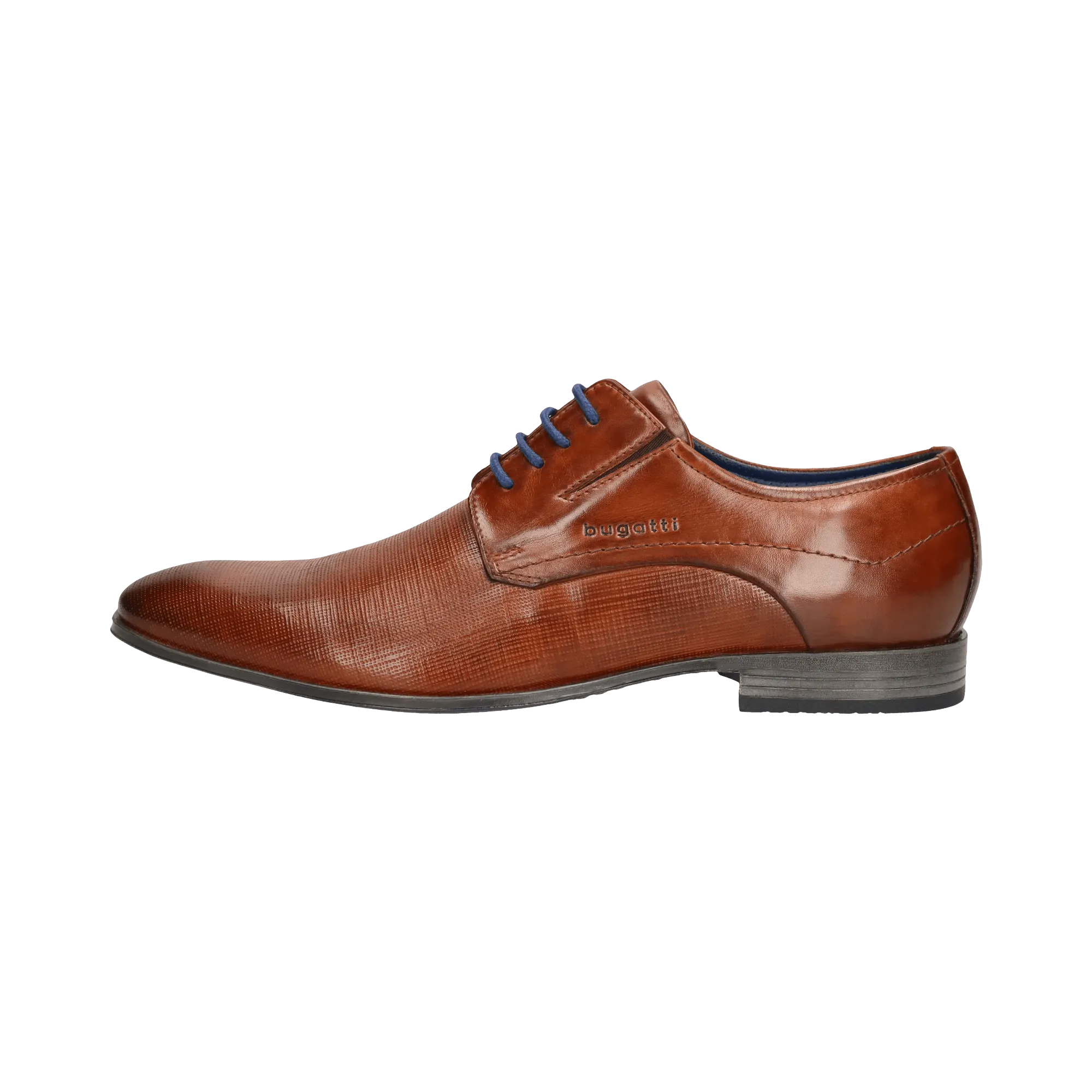 Leder Business Schnürer cognac