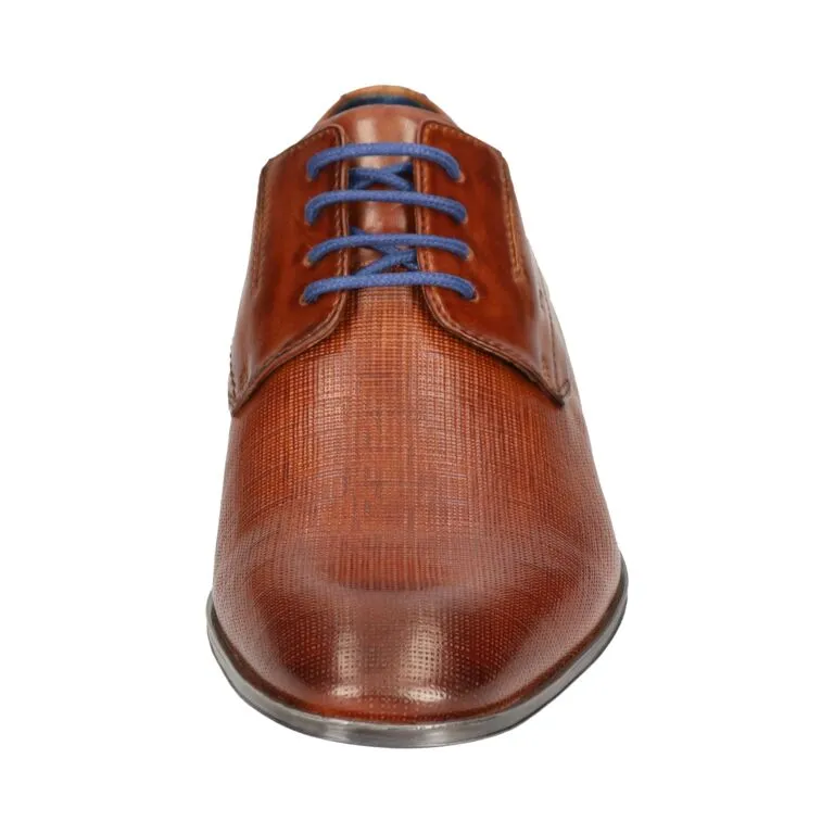 Leder Business Schnürer cognac