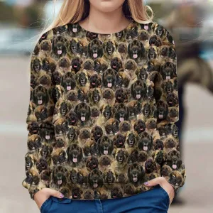 Leonberger - Full Face - Premium Sweatshirt