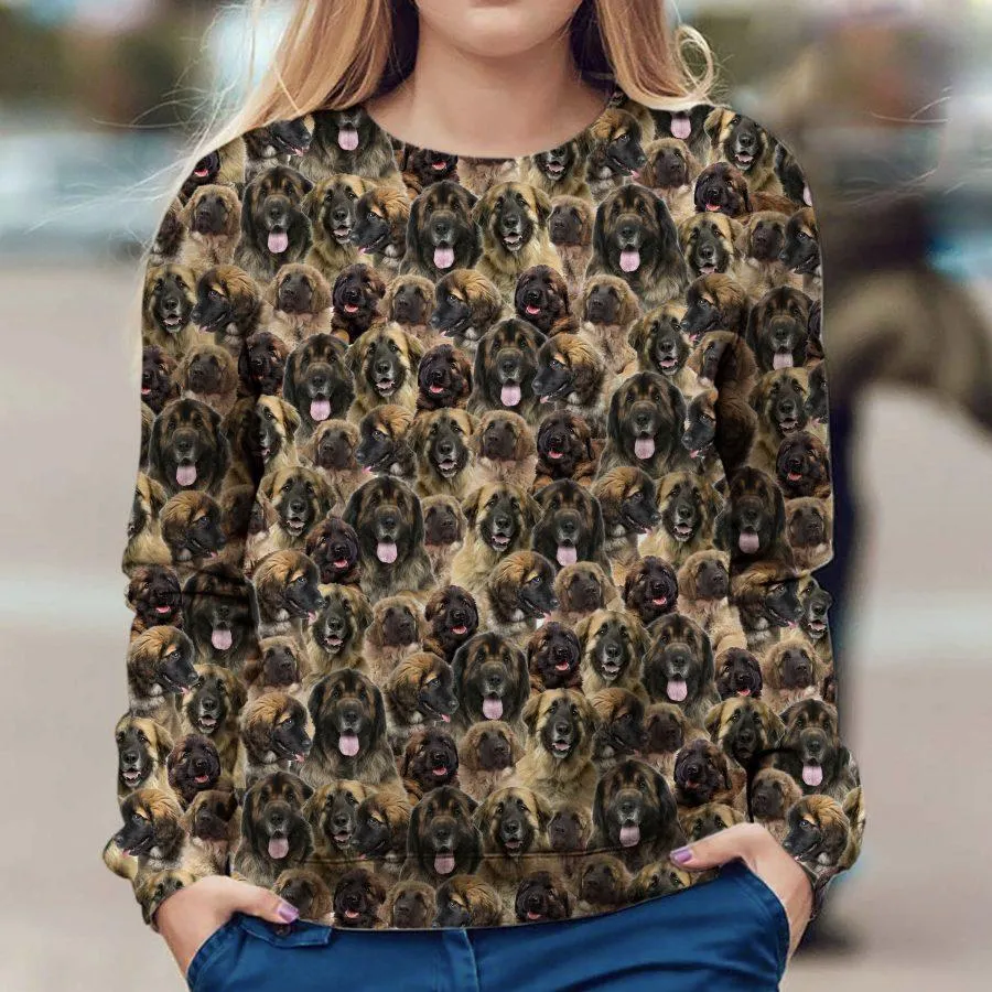 Leonberger - Full Face - Premium Sweatshirt