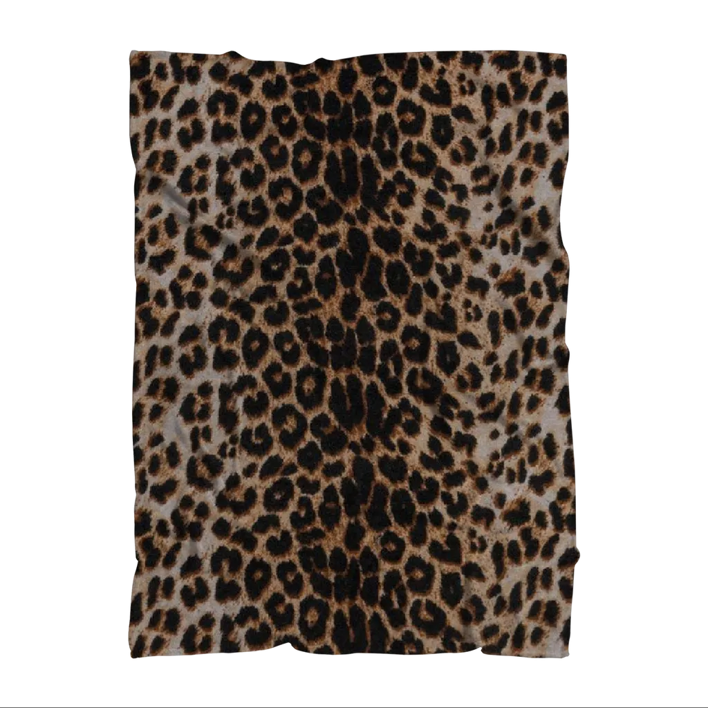 Leopard Fur Print Premium Adult Blanket