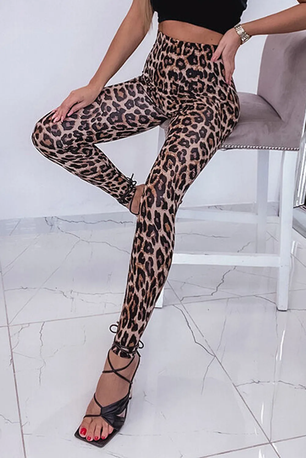 Leopard Vintage High Waist Leggings