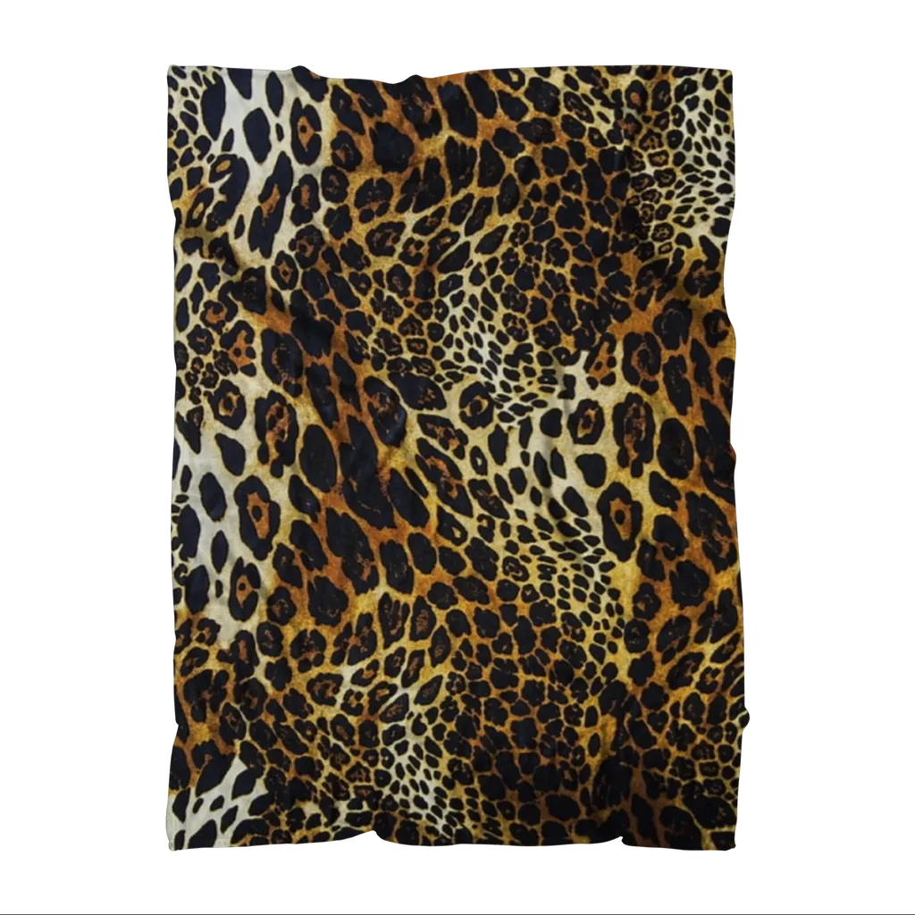 Leppard Skin Print Premium Adult Blanket